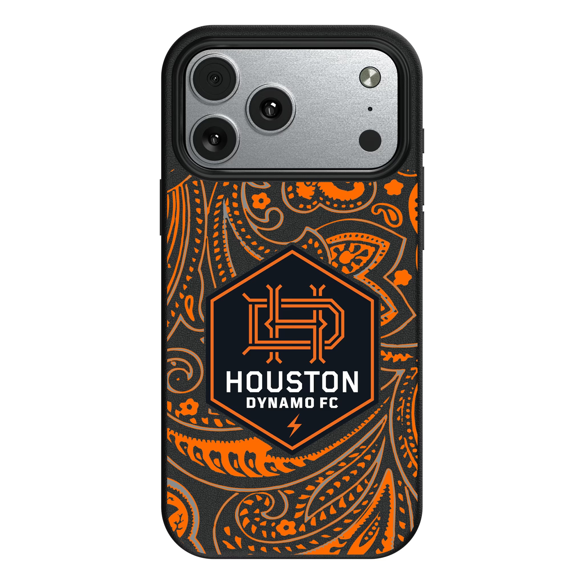 Houston Dynamo Paisley iPhone MagSafe Compatible Phone Case for Apple iPhone#Device_iPhone 17 Pro Max