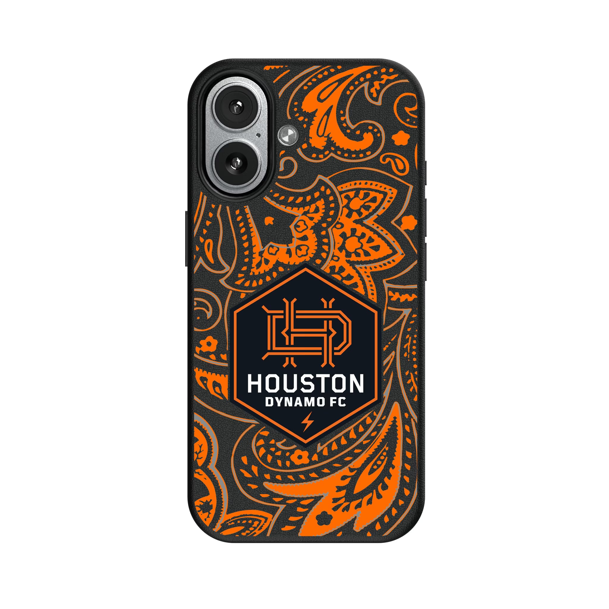 Houston Dynamo Paisley iPhone MagSafe Compatible Phone Case for Apple iPhone#Device_iPhone 17