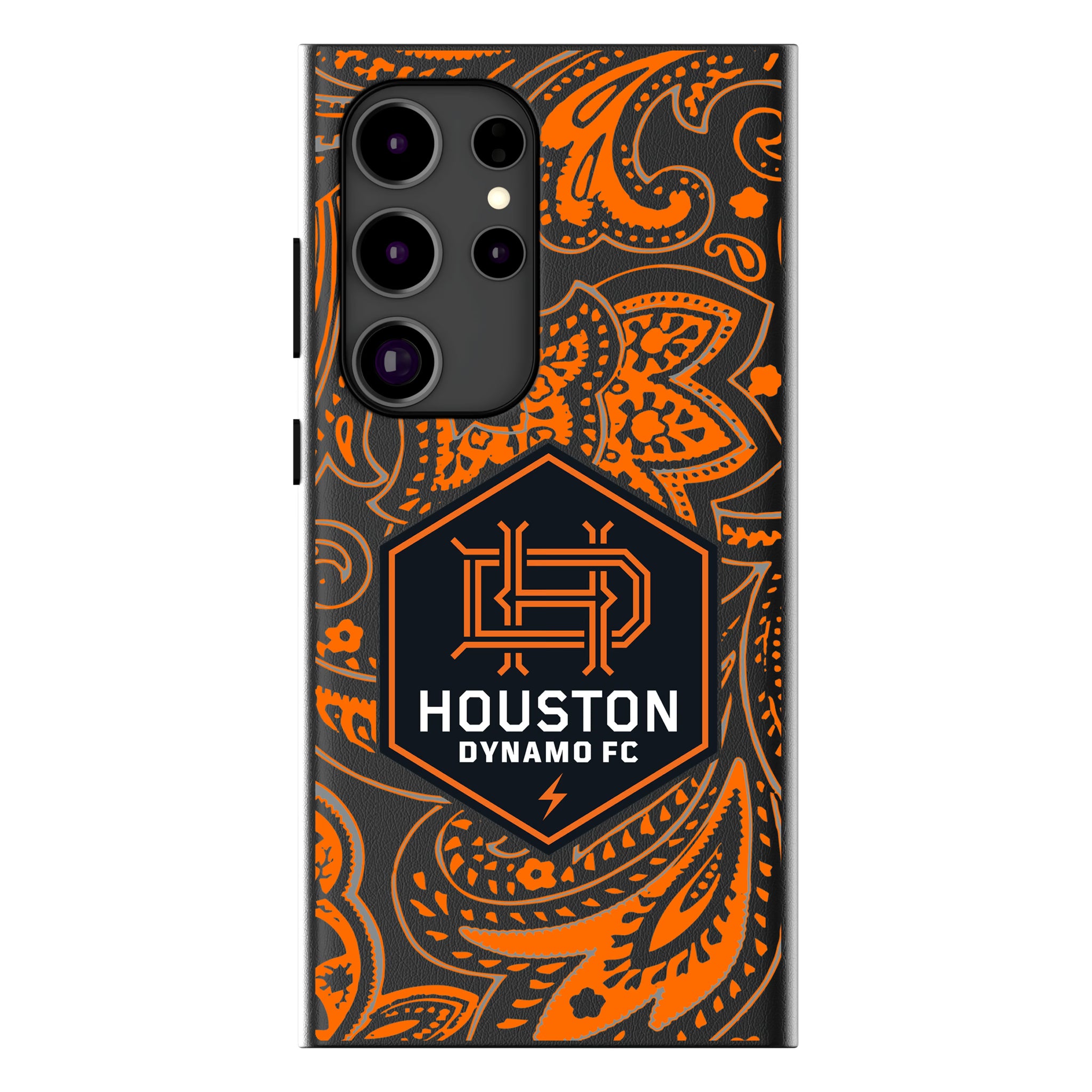 Houston Dynamo Paisley Galaxy MagSafe Compatible Phone Case for Samsung Galaxy