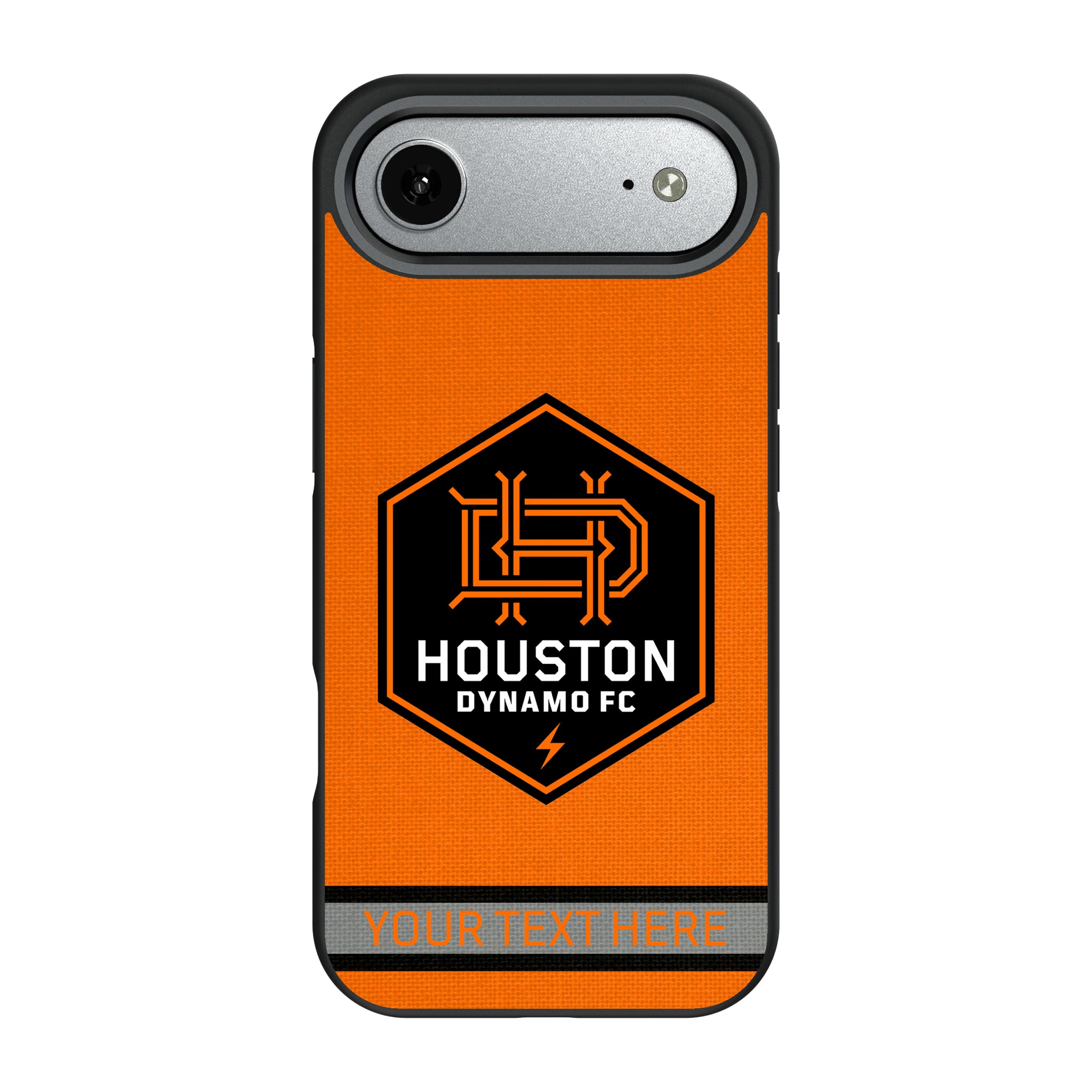 Houston Dynamo Personalized Stripe iPhone Bump Phone Case for Apple iPhone#Device_iPhone Air