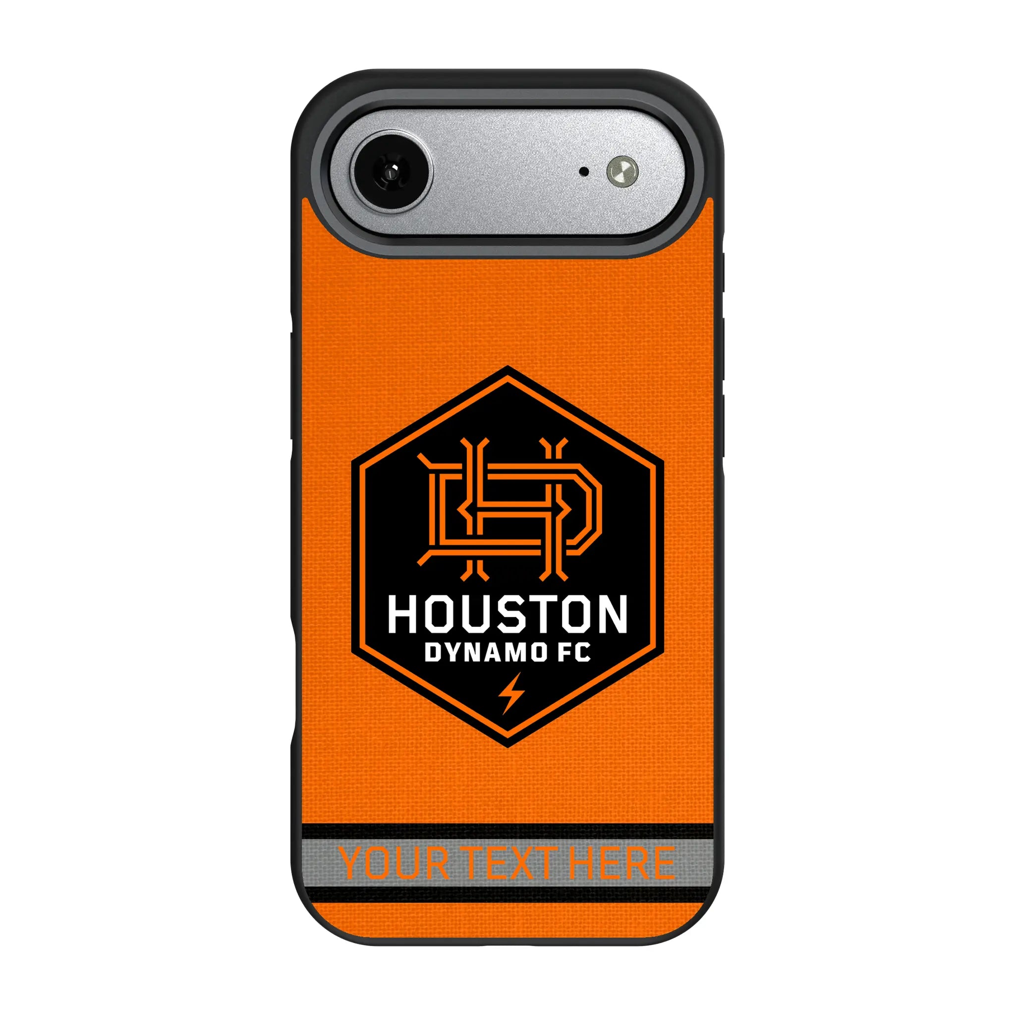 Houston Dynamo Personalized Stripe iPhone Bump Phone Case for Apple iPhone#Device_iPhone Air