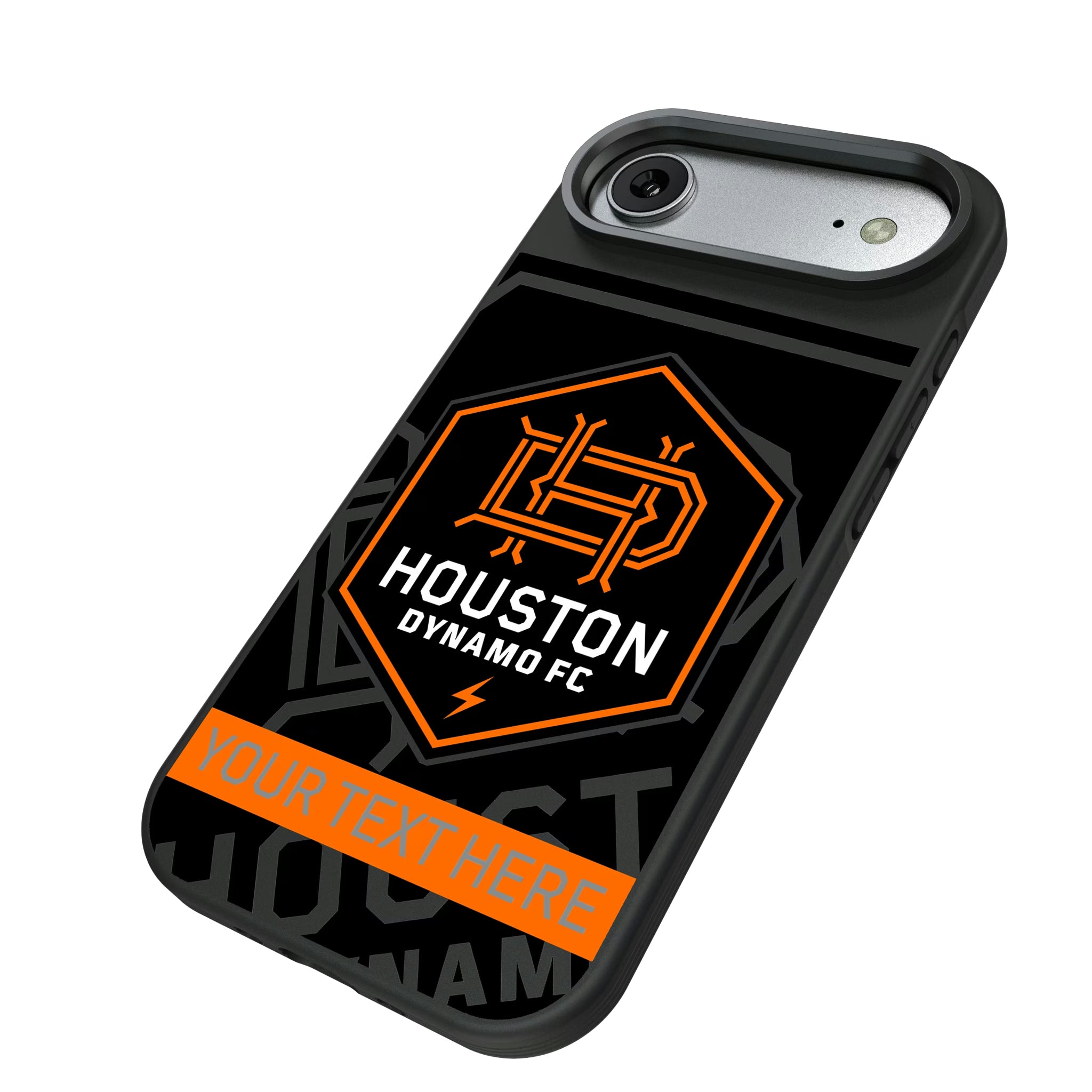 Houston Dynamo Personalized Tilt iPhone Bump Phone Case for Apple iPhone - Isometric View#Device_iPhone Air