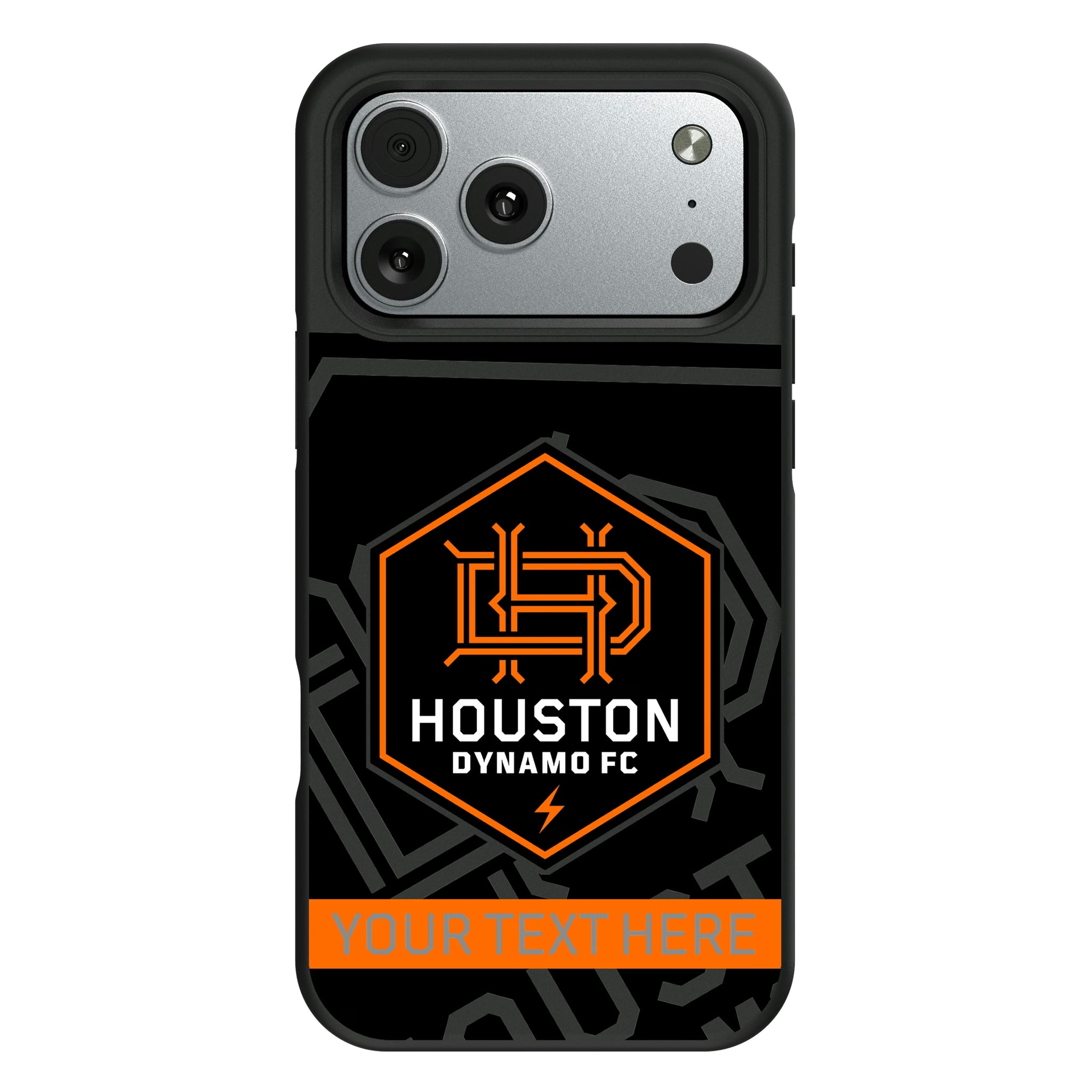 Houston Dynamo Personalized Tilt iPhone Bump Phone Case for Apple iPhone#Device_iPhone 17 Pro Max