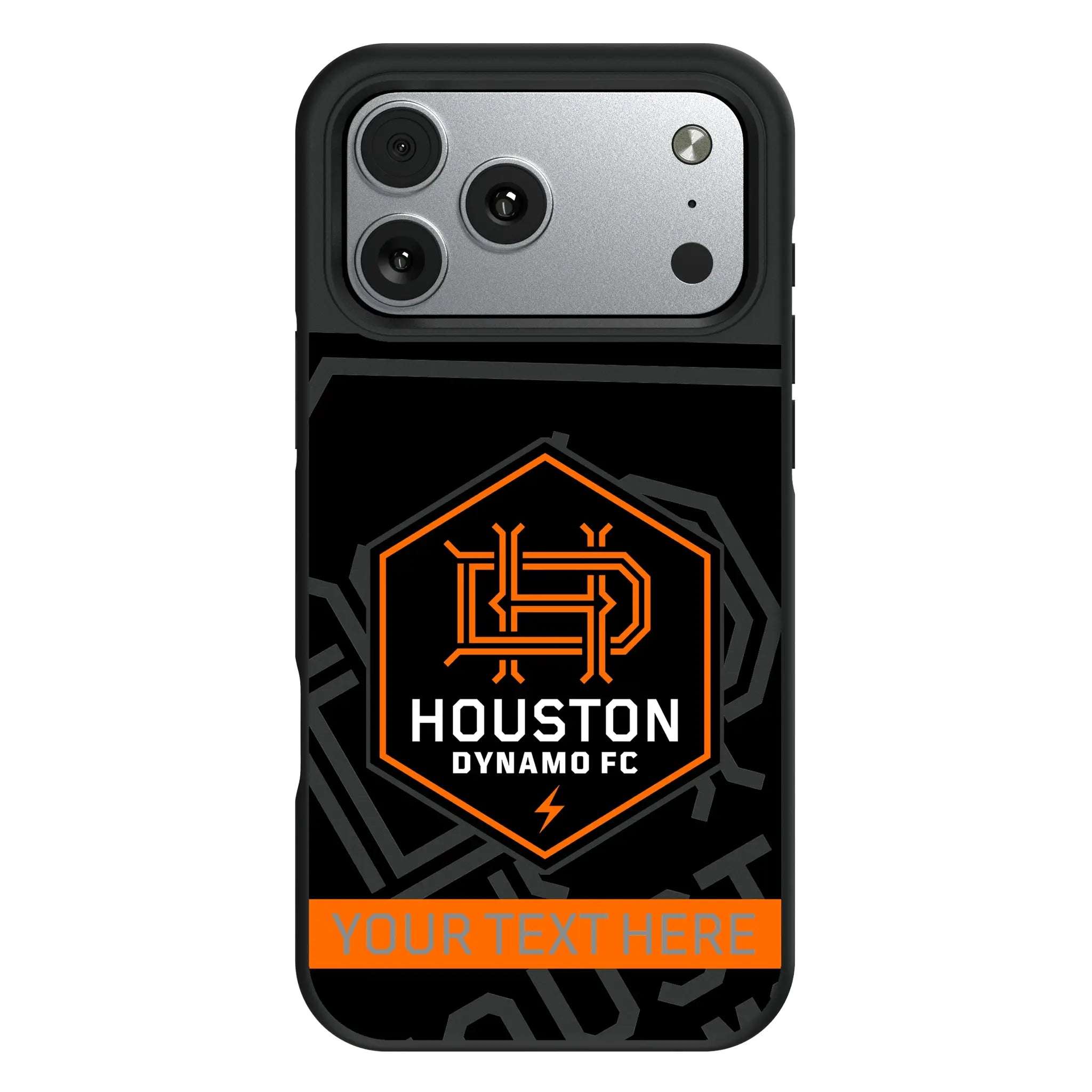 Houston Dynamo Personalized Tilt iPhone Bump Phone Case for Apple iPhone#Device_iPhone 17 Pro Max