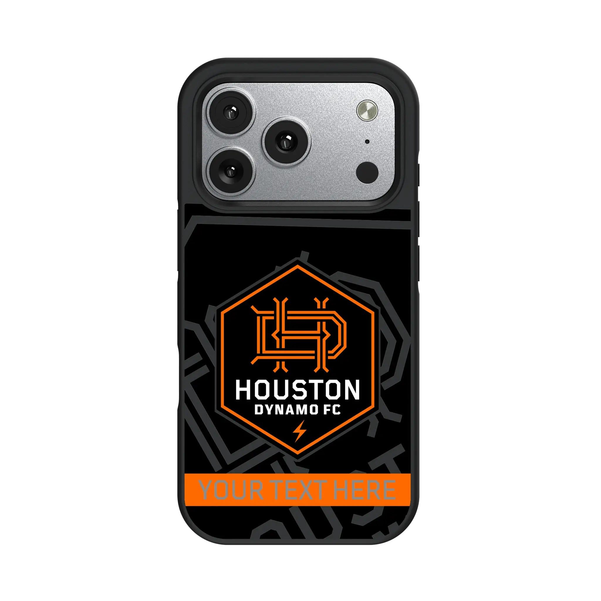 Houston Dynamo Personalized Tilt iPhone Bump Phone Case for Apple iPhone#Device_iPhone 17 Pro