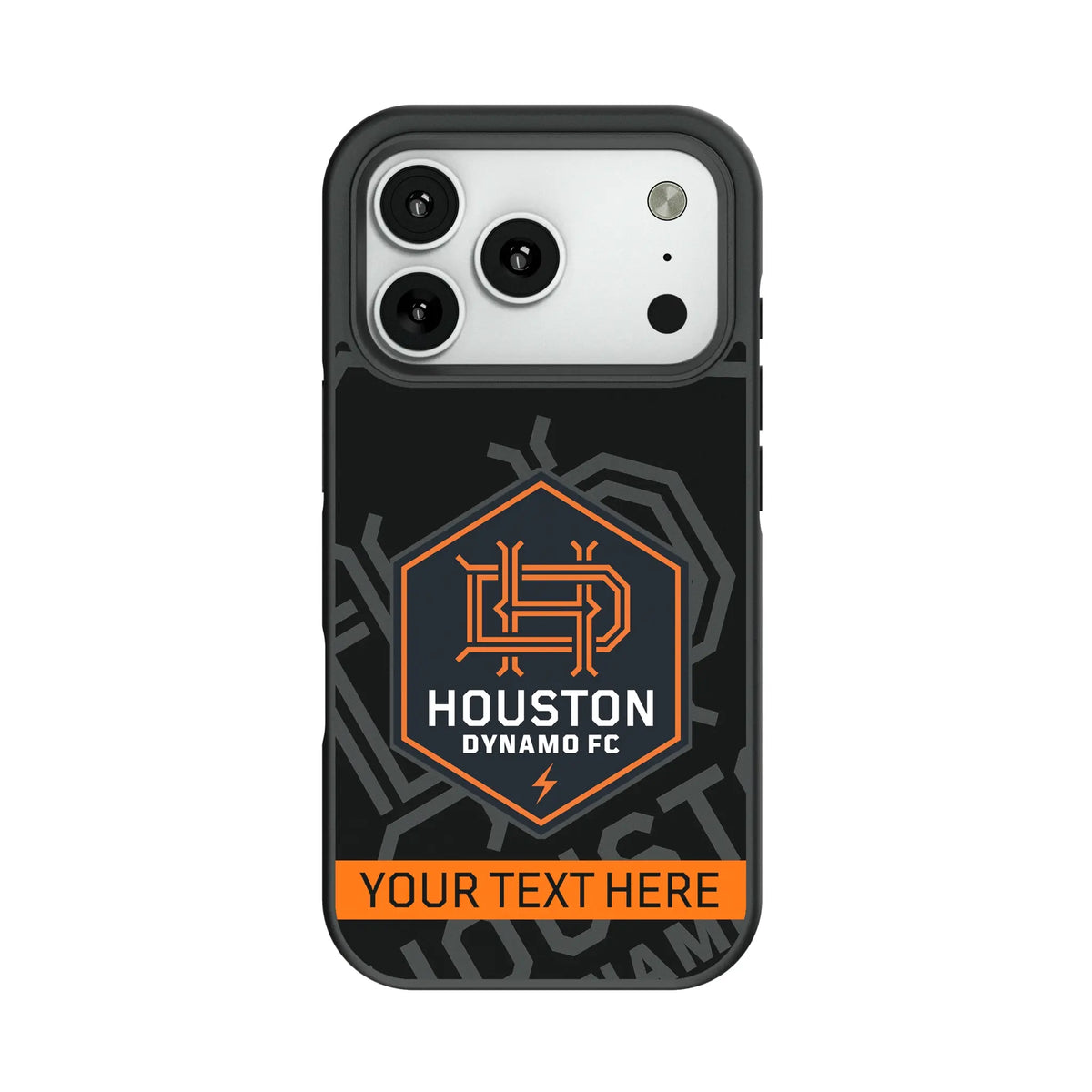 Houston Dynamo Personalized Tilt Bump Phone Case for Apple iPhone