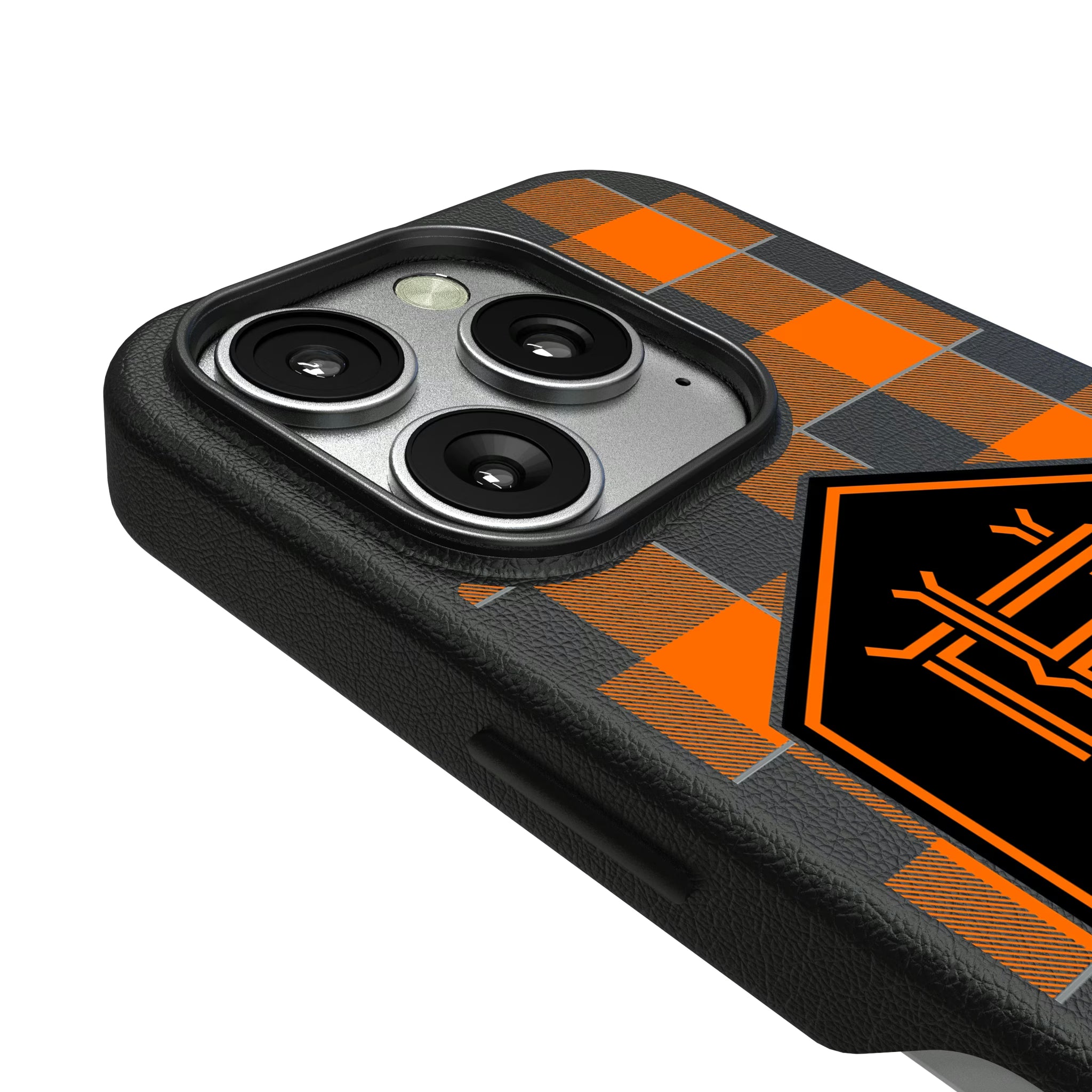 Houston Dynamo Plaid iPhone MagSafe Compatible Phone Case for Apple iPhone - Detail