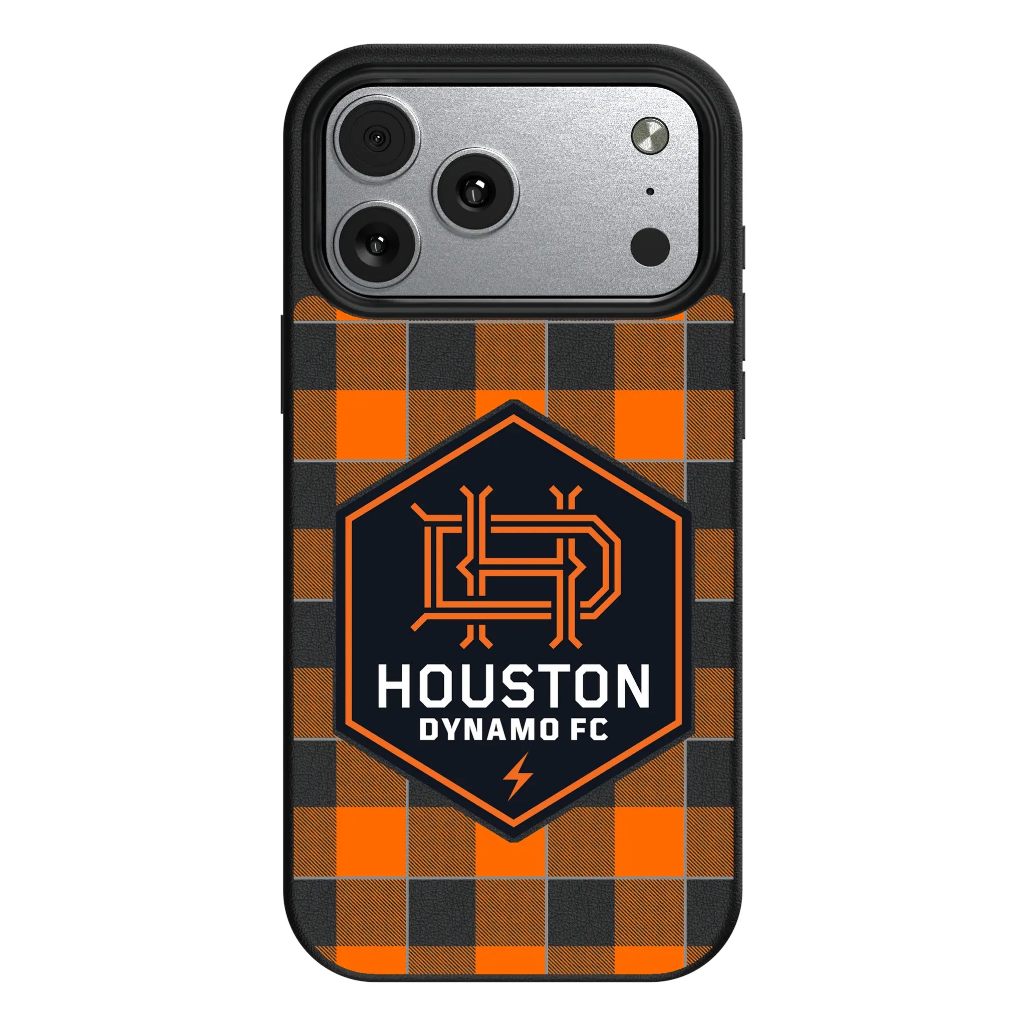 Houston Dynamo Plaid iPhone MagSafe Compatible Phone Case for Apple iPhone#Device_iPhone 17 Pro Max