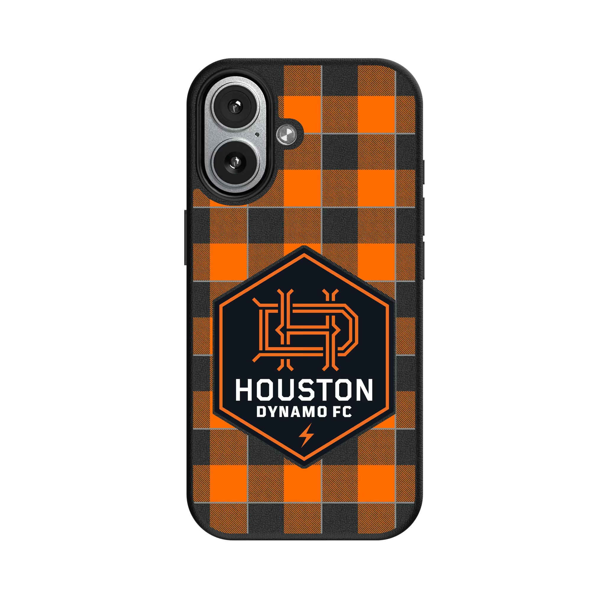 Houston Dynamo Plaid iPhone MagSafe Compatible Phone Case for Apple iPhone#Device_iPhone 17