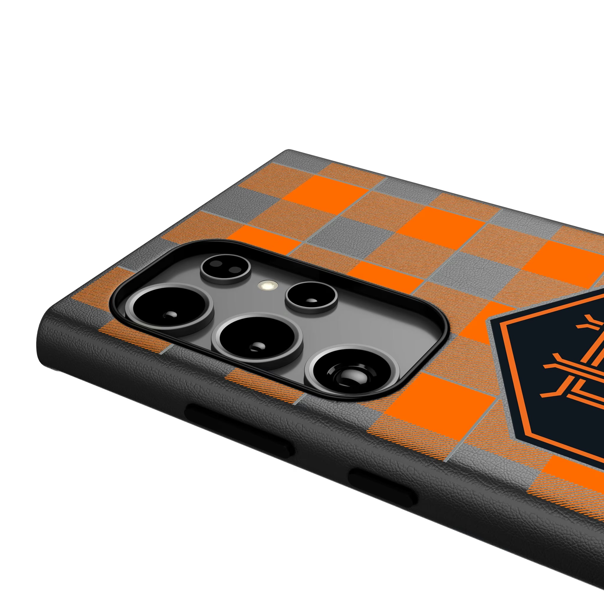 Houston Dynamo Plaid Galaxy MagSafe Compatible Phone Case for Samsung Galaxy - Detail