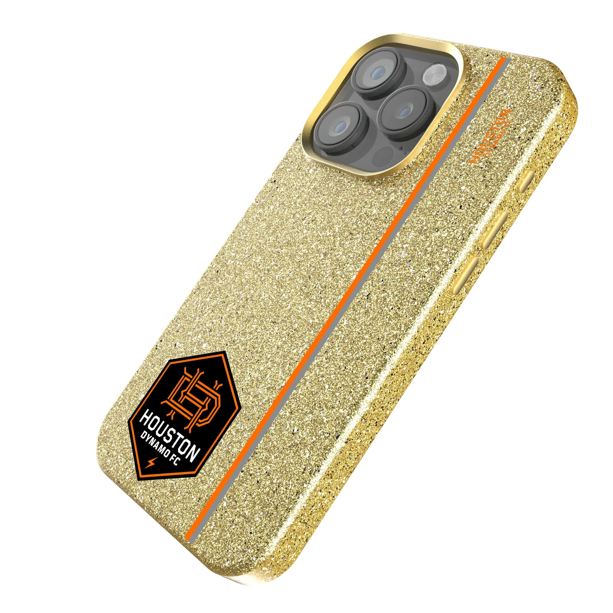 Houston Dynamo Sidebar iPhone Bling Phone Case for Apple iPhone - Isometric View