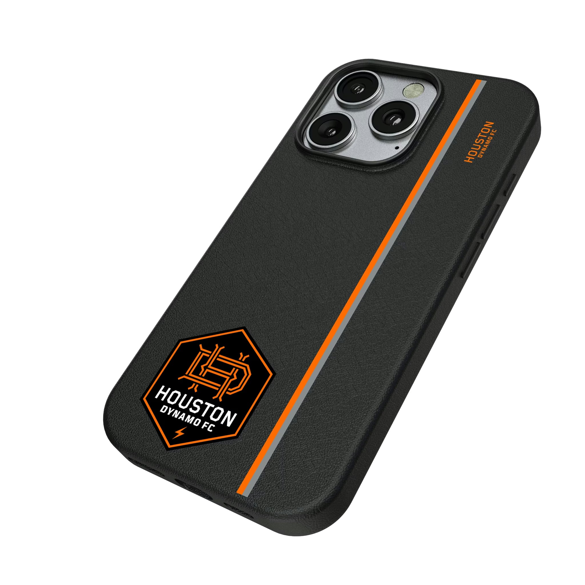 Houston Dynamo Sidebar iPhone MagSafe Compatible Phone Case for Apple iPhone - Isometric View
