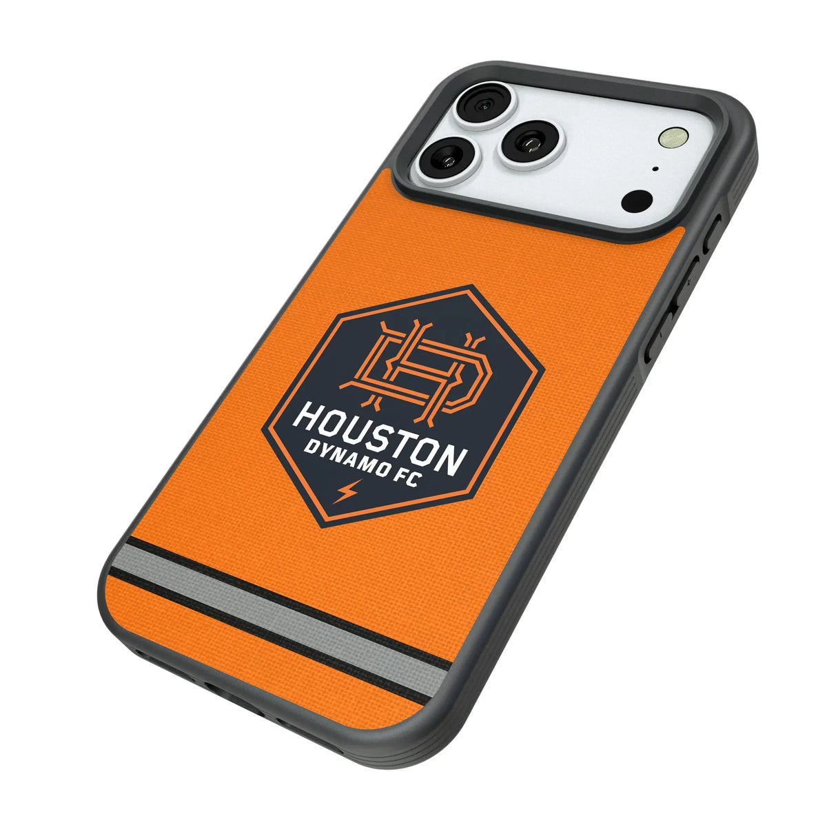Houston Dynamo Stripe iPhone Bump Phone Case for Apple iPhone - Isometric View#Device_iPhone 18 Pro Max