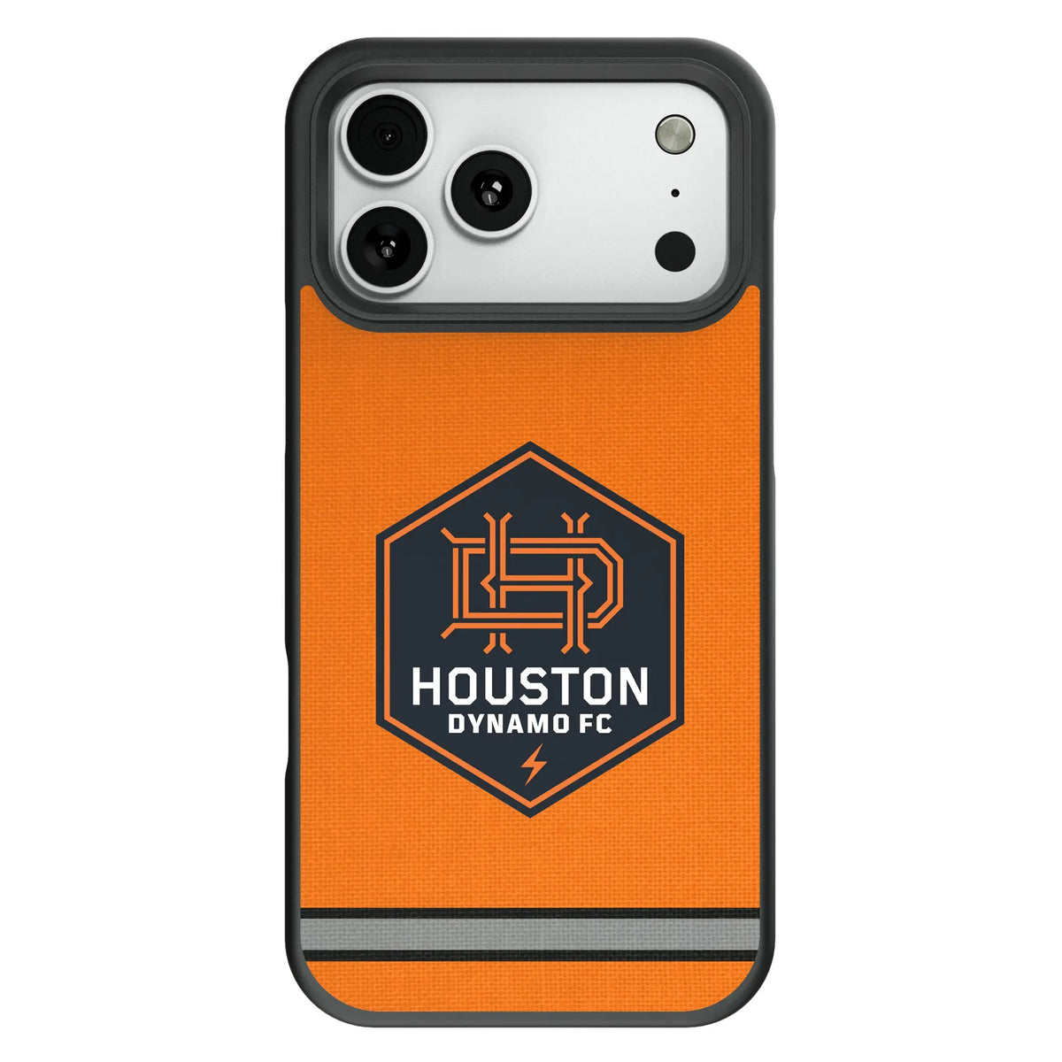 Houston Dynamo Stripe Bump Phone Case for Apple iPhone