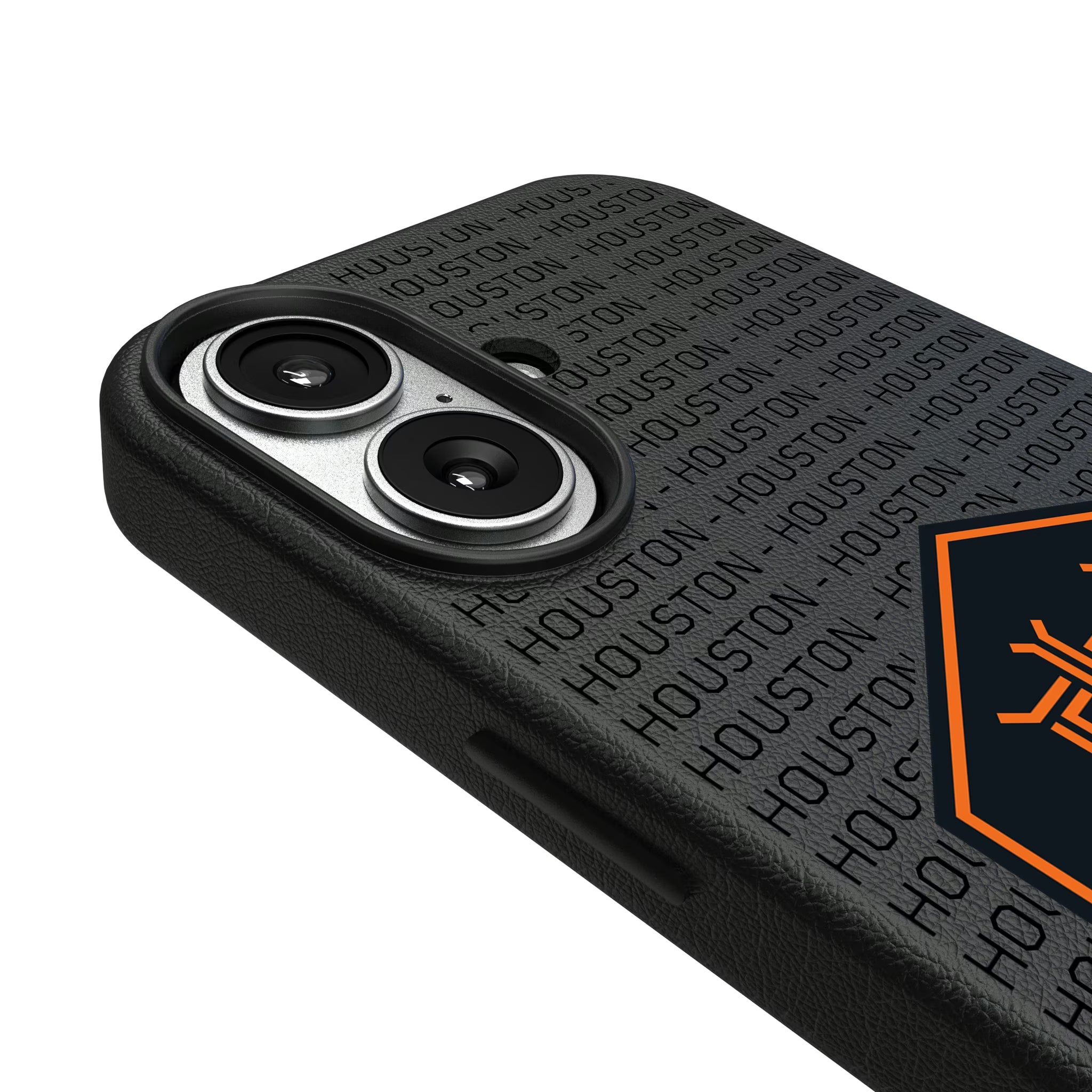 Houston Dynamo Text Backdrop iPhone MagSafe Compatible Phone Case for Apple iPhone - Detail#Device_iPhone 17