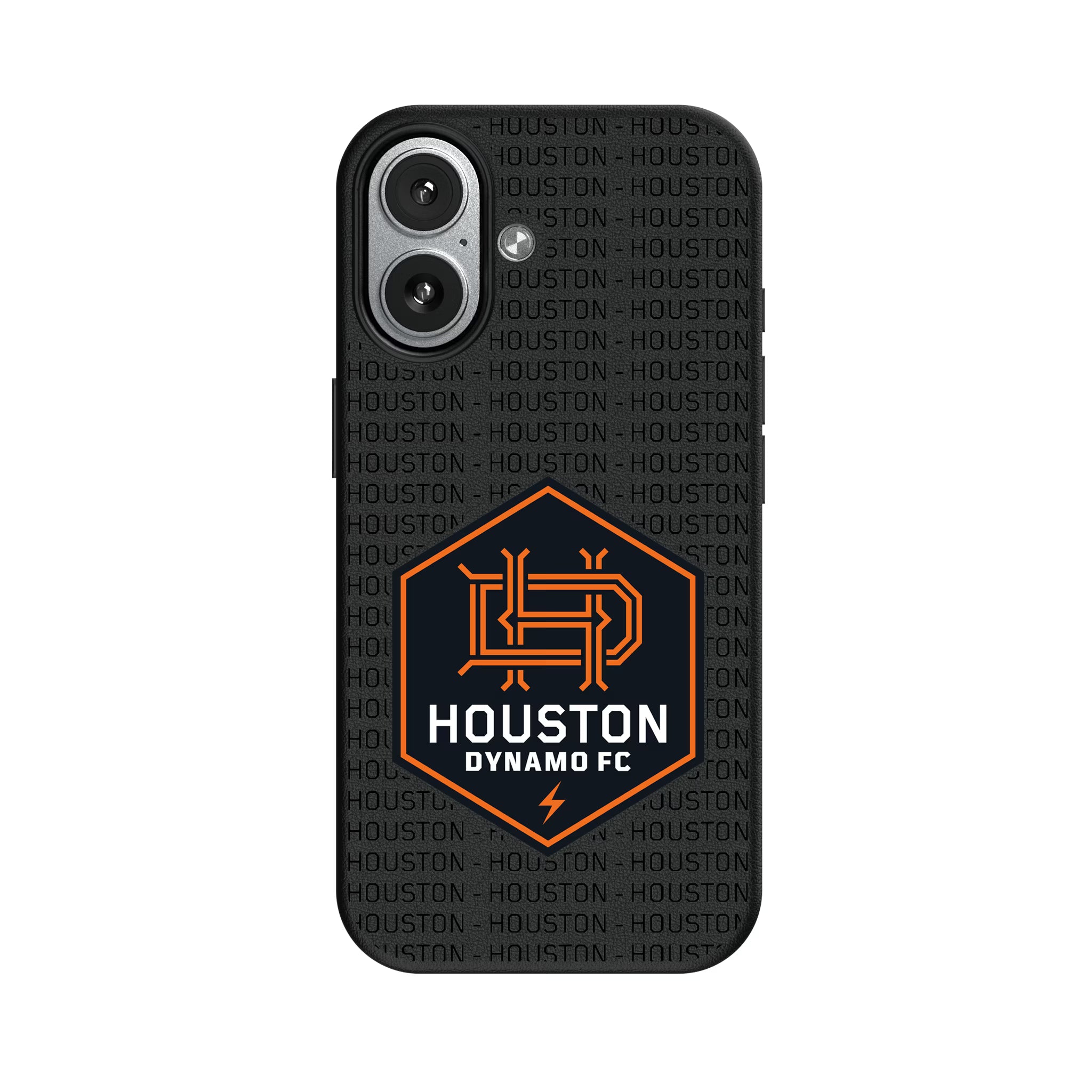 Houston Dynamo Text Backdrop iPhone MagSafe Compatible Phone Case for Apple iPhone#Device_iPhone 17