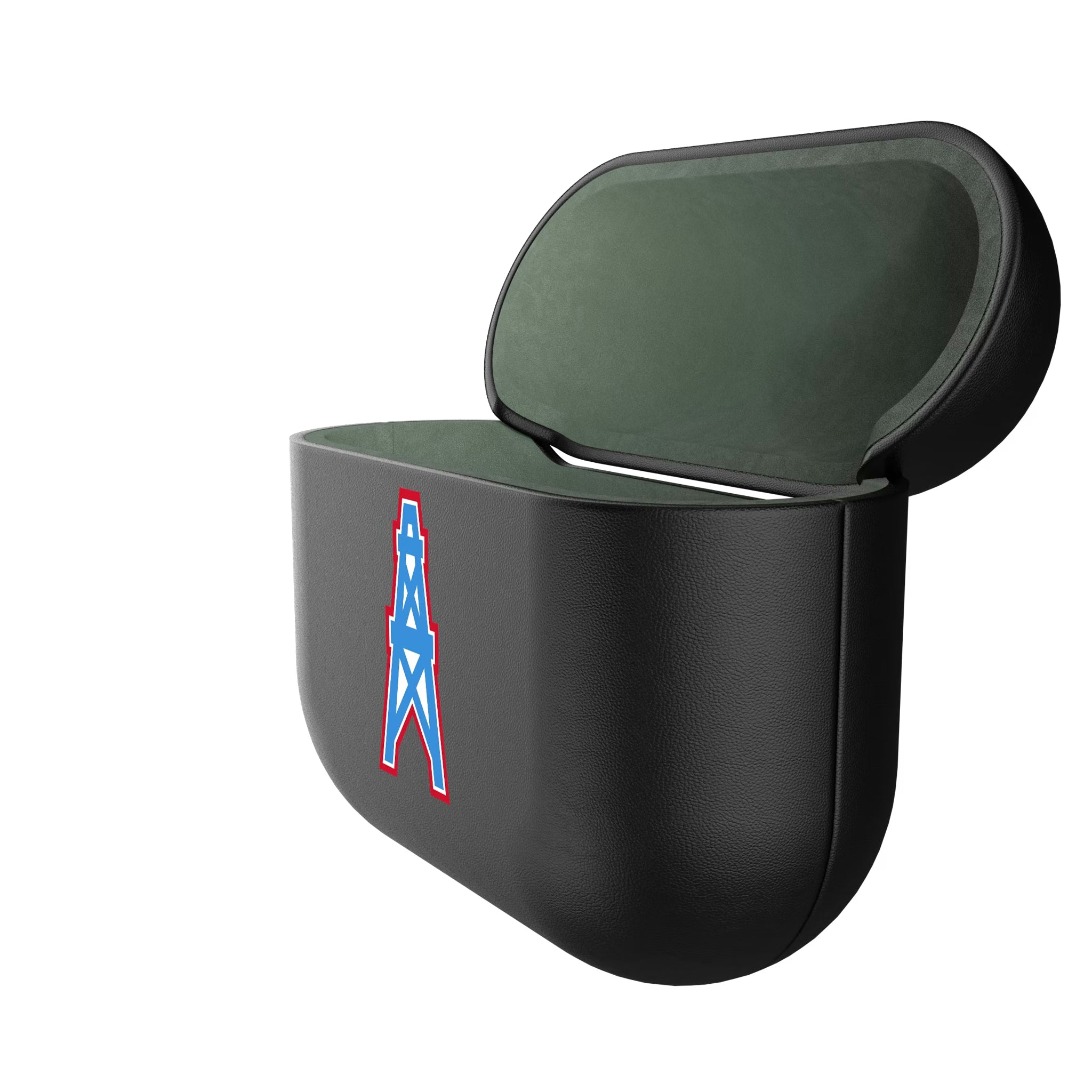 Houston Oilers Historic Collection Insignia AirPods AirPod Case Cover - Isometric View#Device_AirPods 3rd Gen