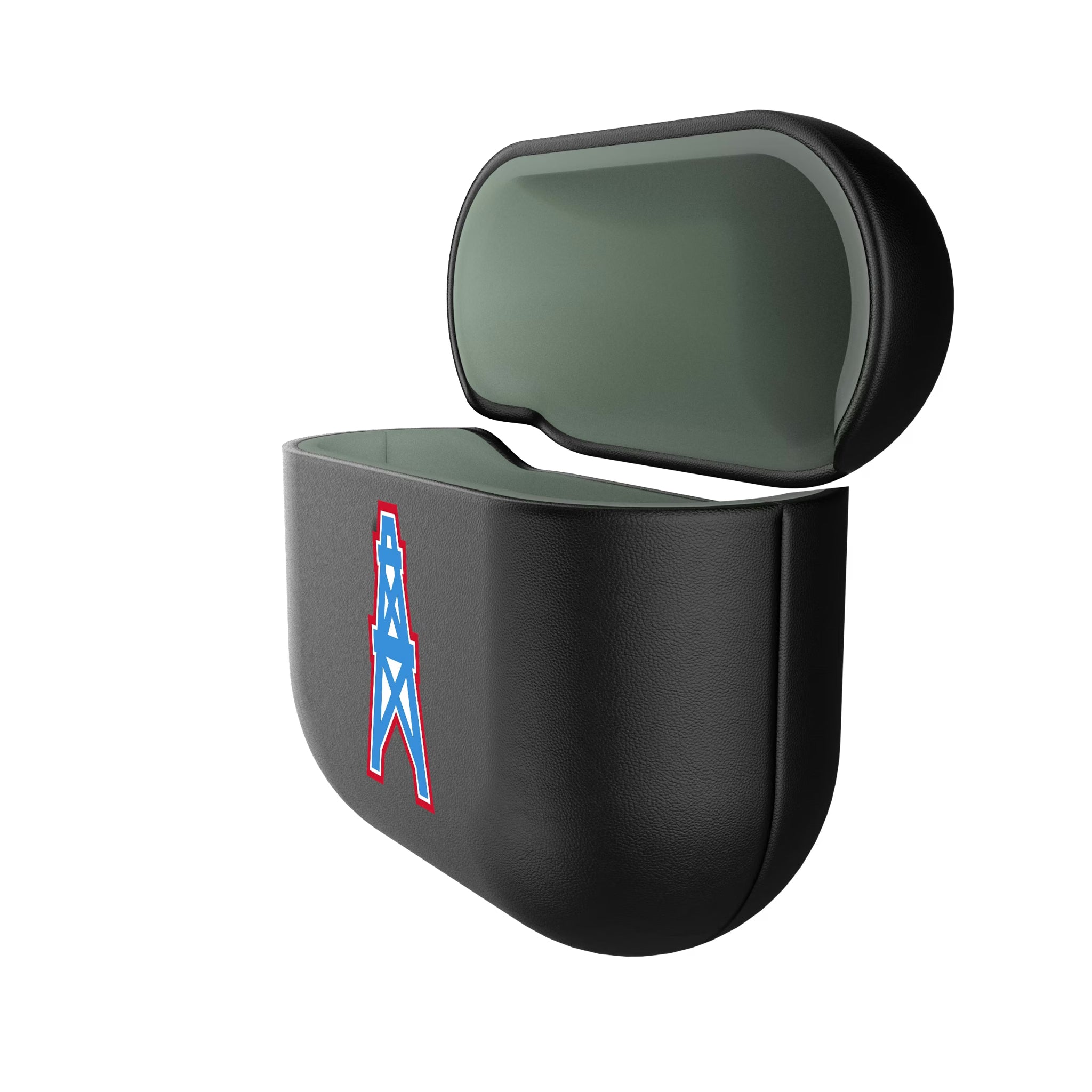 Houston Oilers Historic Collection Insignia AirPods AirPod Case Cover - Isometric View#Device_AirPods 4