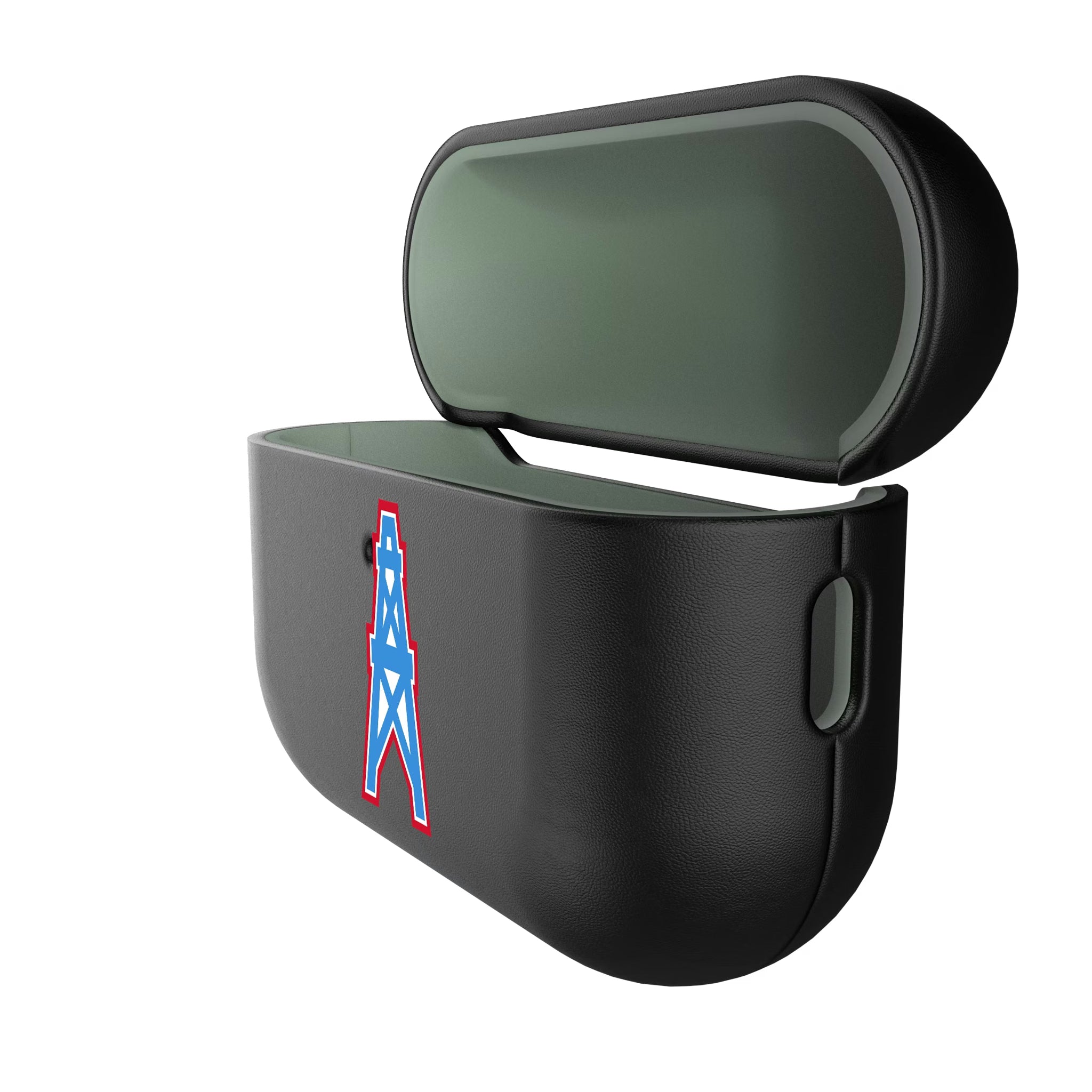 Houston Oilers Historic Collection Insignia AirPods AirPod Case Cover - Isometric View#Device_AirPods Pro 3