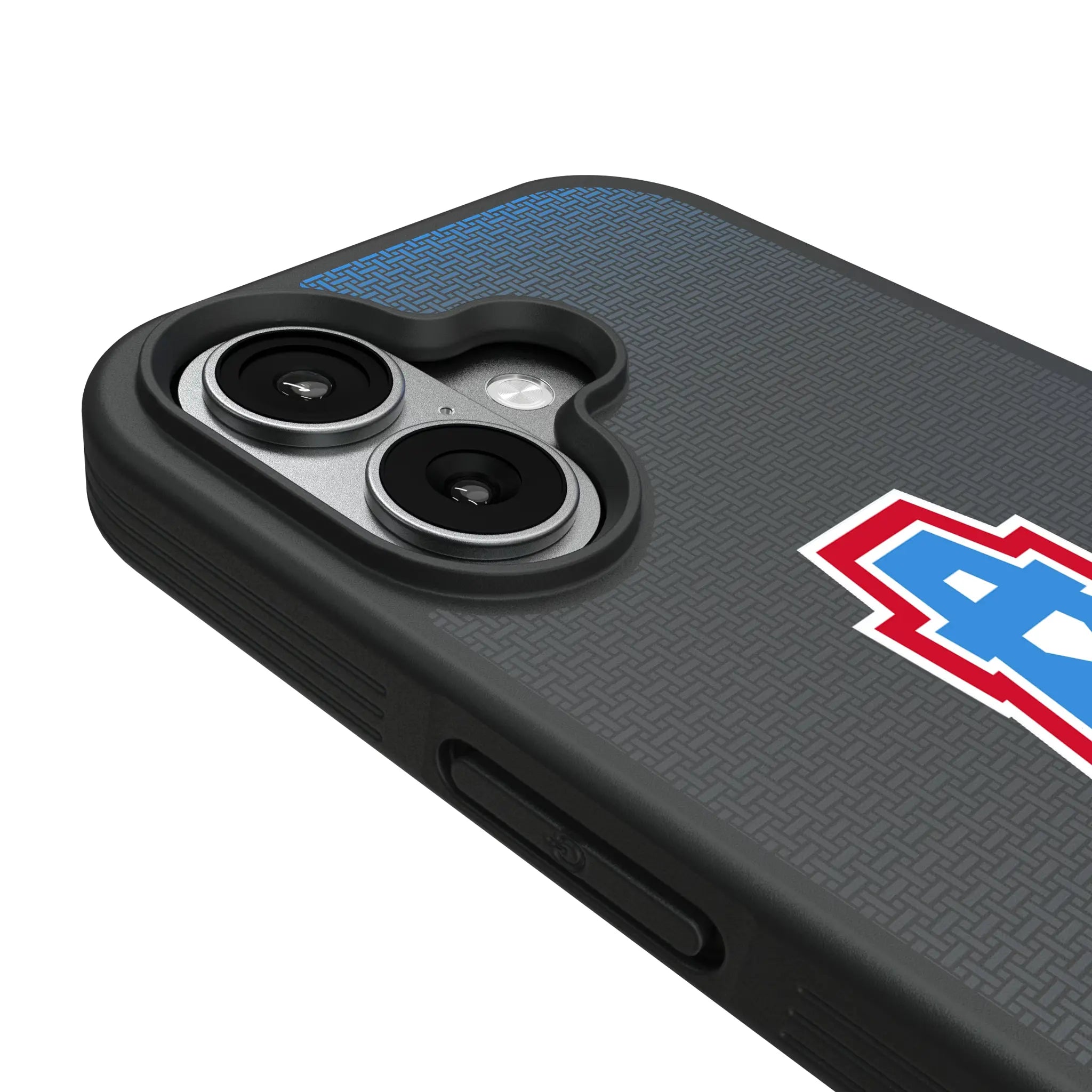Houston Oilers Historic Collection Linen iPhone Bump Phone Case for Apple iPhone - Detail#Device_iPhone 17