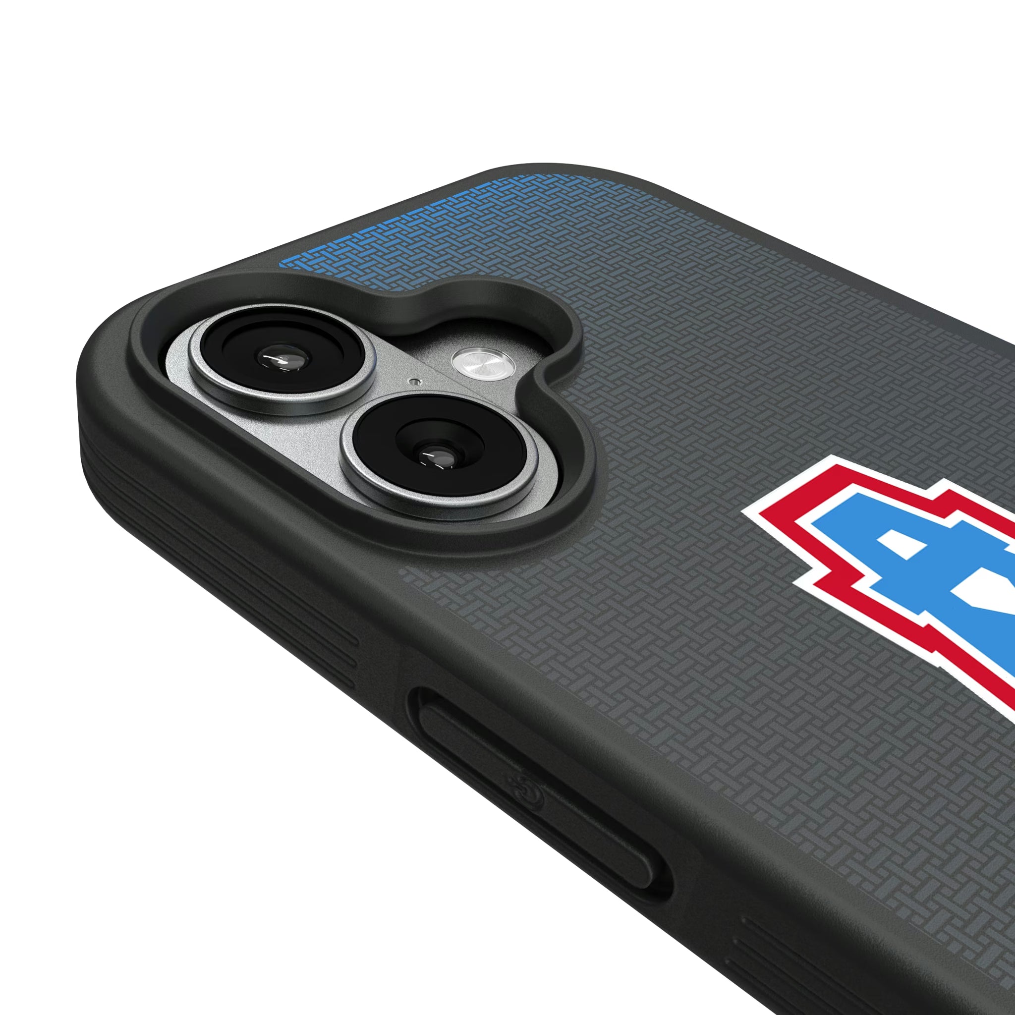 Houston Oilers Historic Collection Linen iPhone Bump Phone Case for Apple iPhone - Detail#Device_iPhone 17