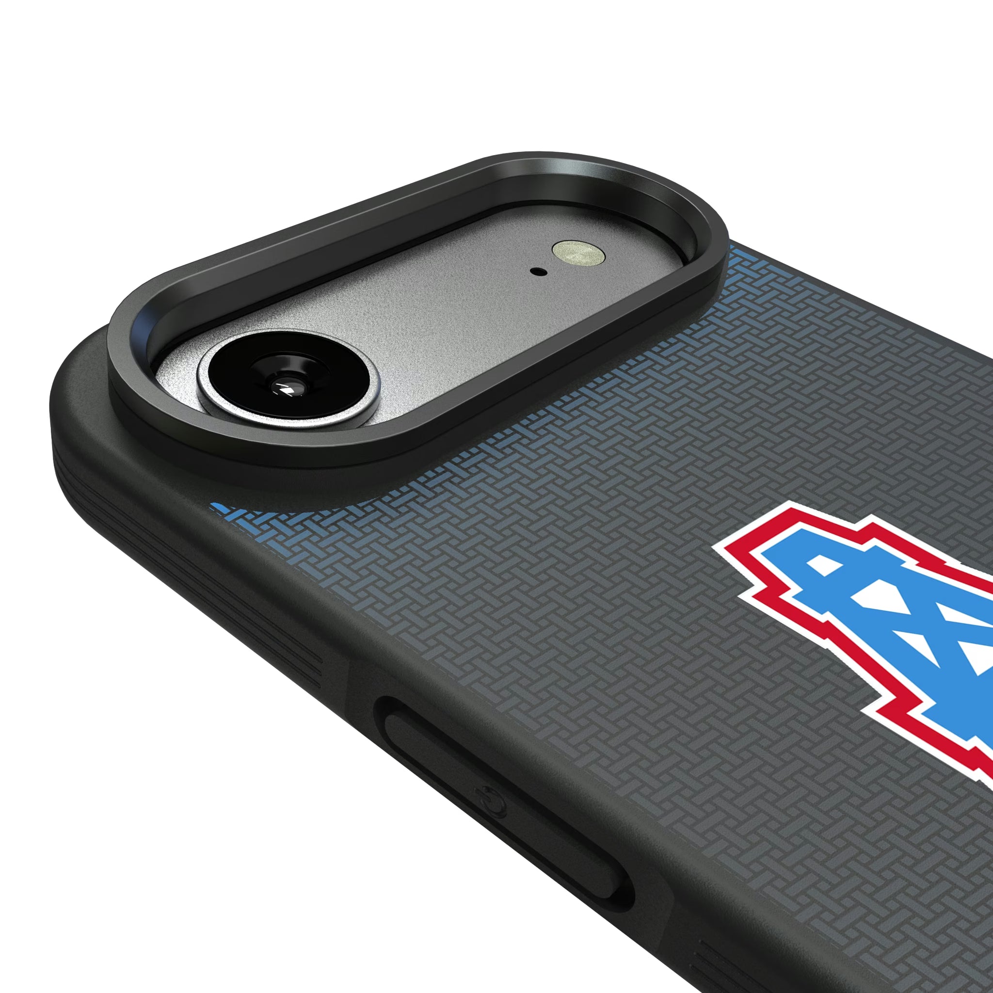 Houston Oilers Historic Collection Linen iPhone Bump Phone Case for Apple iPhone - Detail#Device_iPhone Air