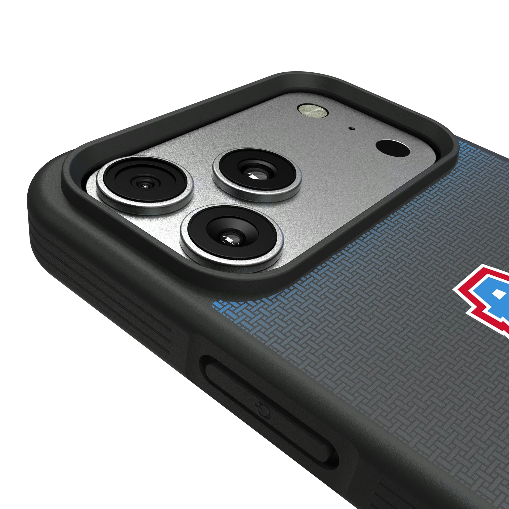 Houston Oilers Historic Collection Linen iPhone Bump Phone Case for Apple iPhone - Detail#Device_iPhone 17 Pro Max