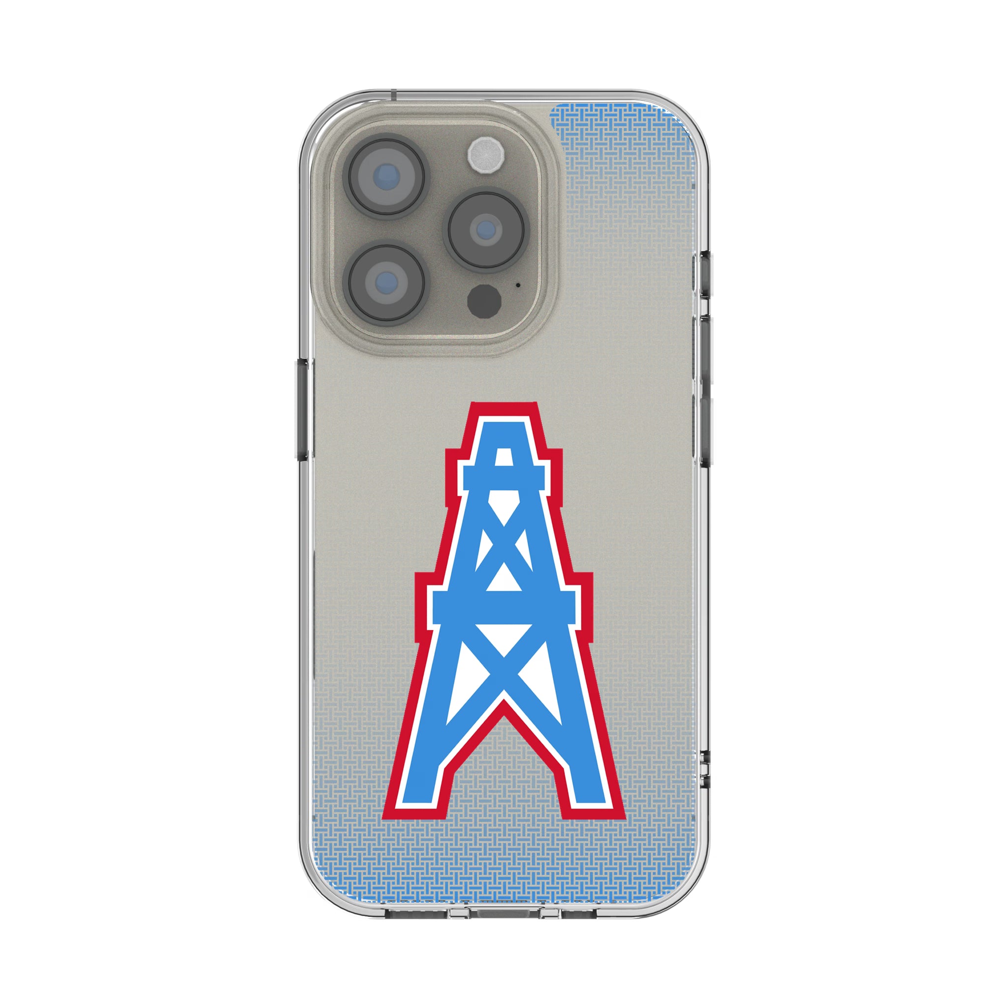 Houston Oilers Historic Collection Linen iPhone Clear Phone Case for Apple iPhone