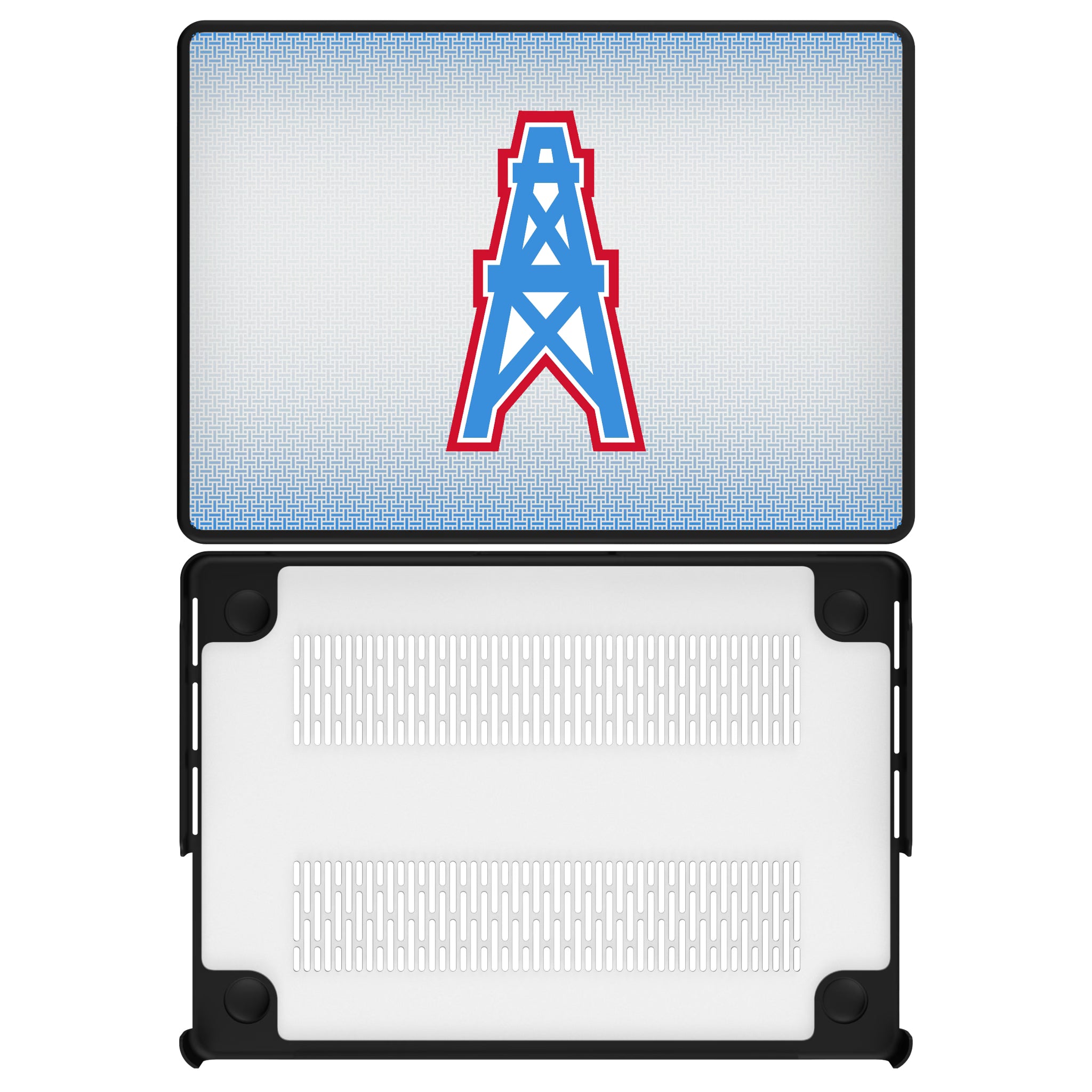 Houston Oilers Historic Collection Linen MacBook Laptop Case for Apple MacBook#Device_MacBook Pro (14-inch, 2021) / MacBook Pro (14-inch, 2023) / MacBook Pro (14-inch, 2024)