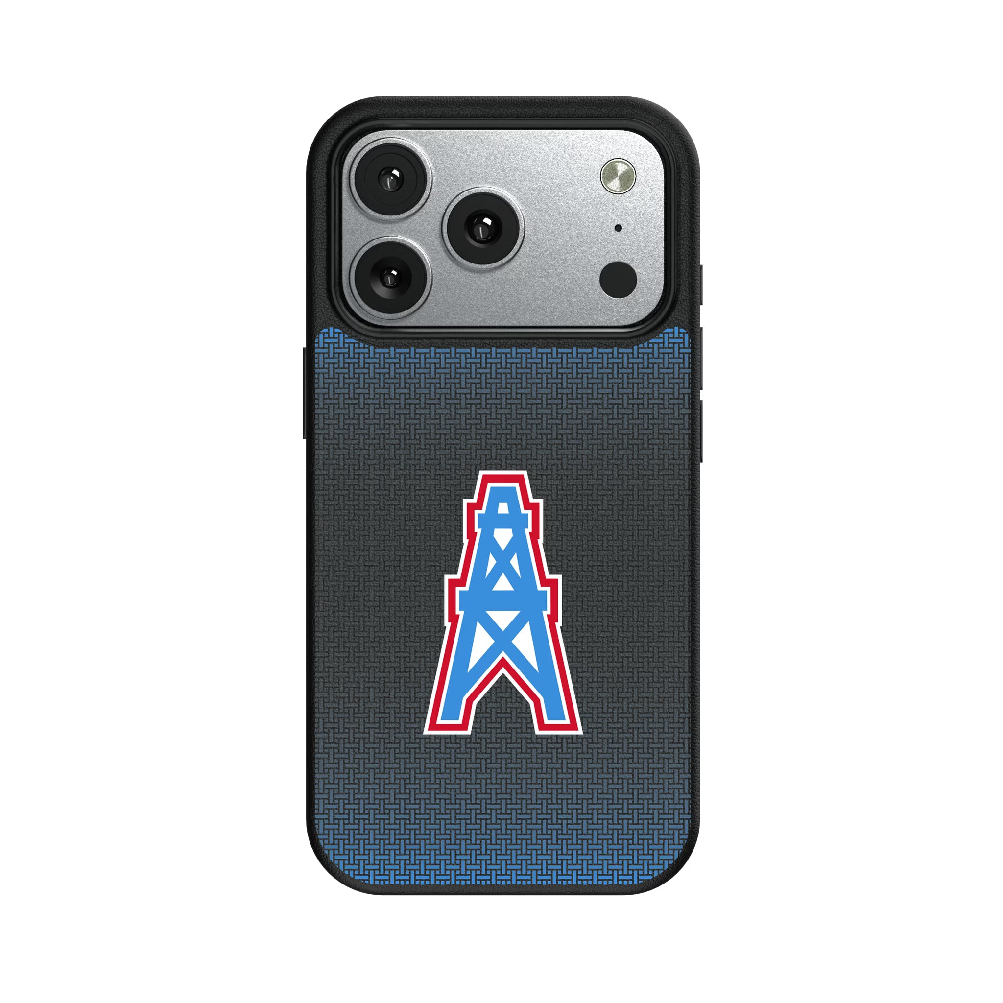 Houston Oilers Historic Collection Linen iPhone MagSafe Compatible Phone Case for Apple iPhone#Device_iPhone 17 Pro