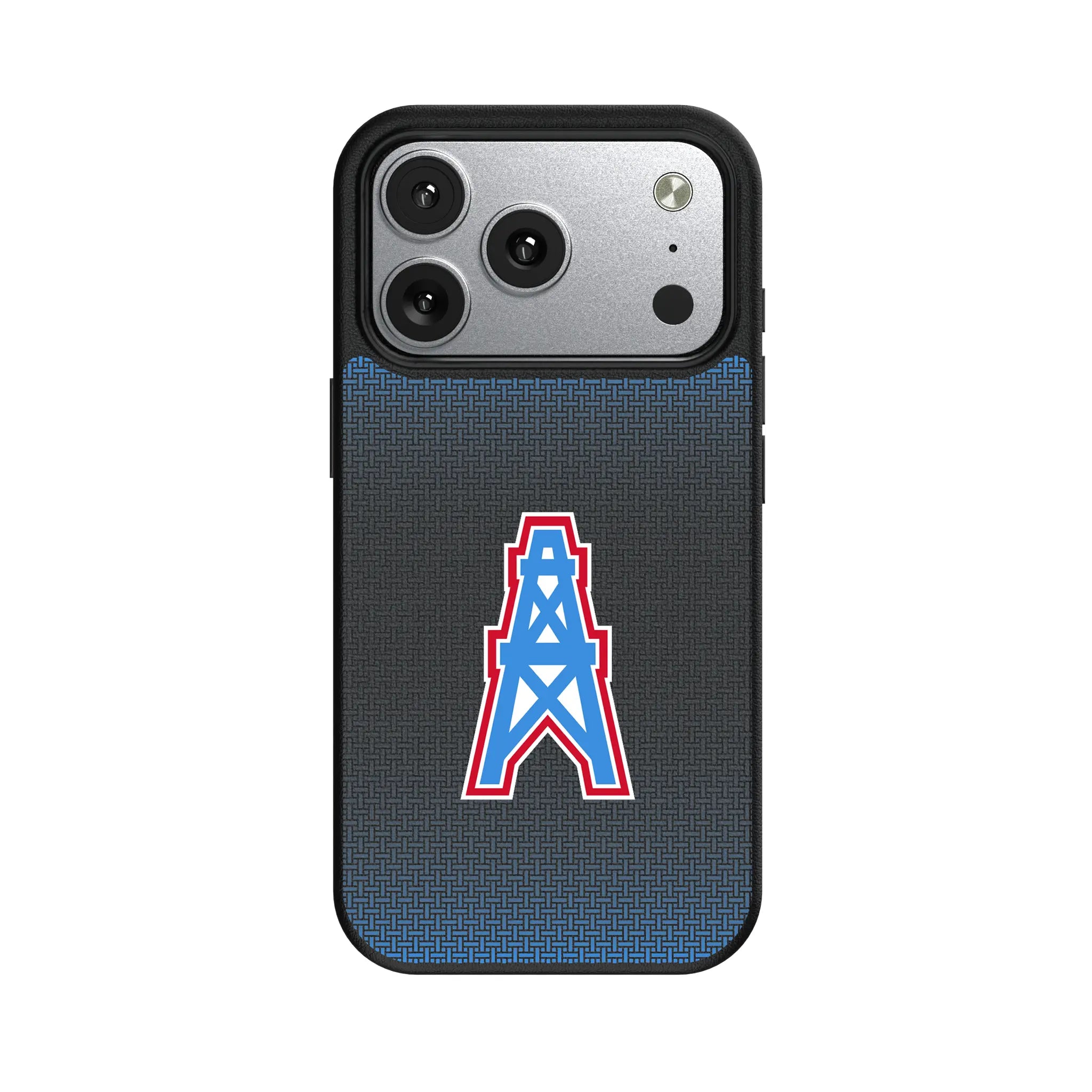 Houston Oilers Historic Collection Linen iPhone MagSafe Compatible Phone Case for Apple iPhone#Device_iPhone 17 Pro