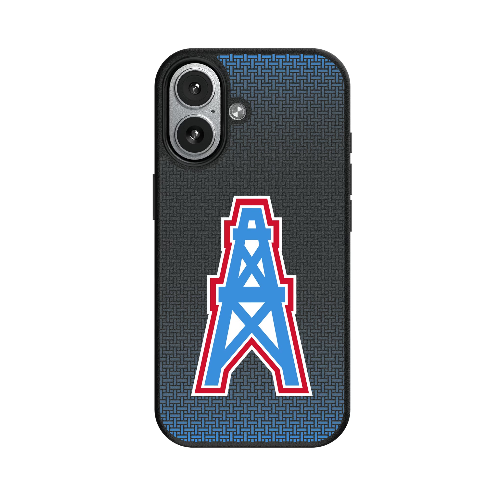 Houston Oilers Historic Collection Linen iPhone MagSafe Compatible Phone Case for Apple iPhone#Device_iPhone 17