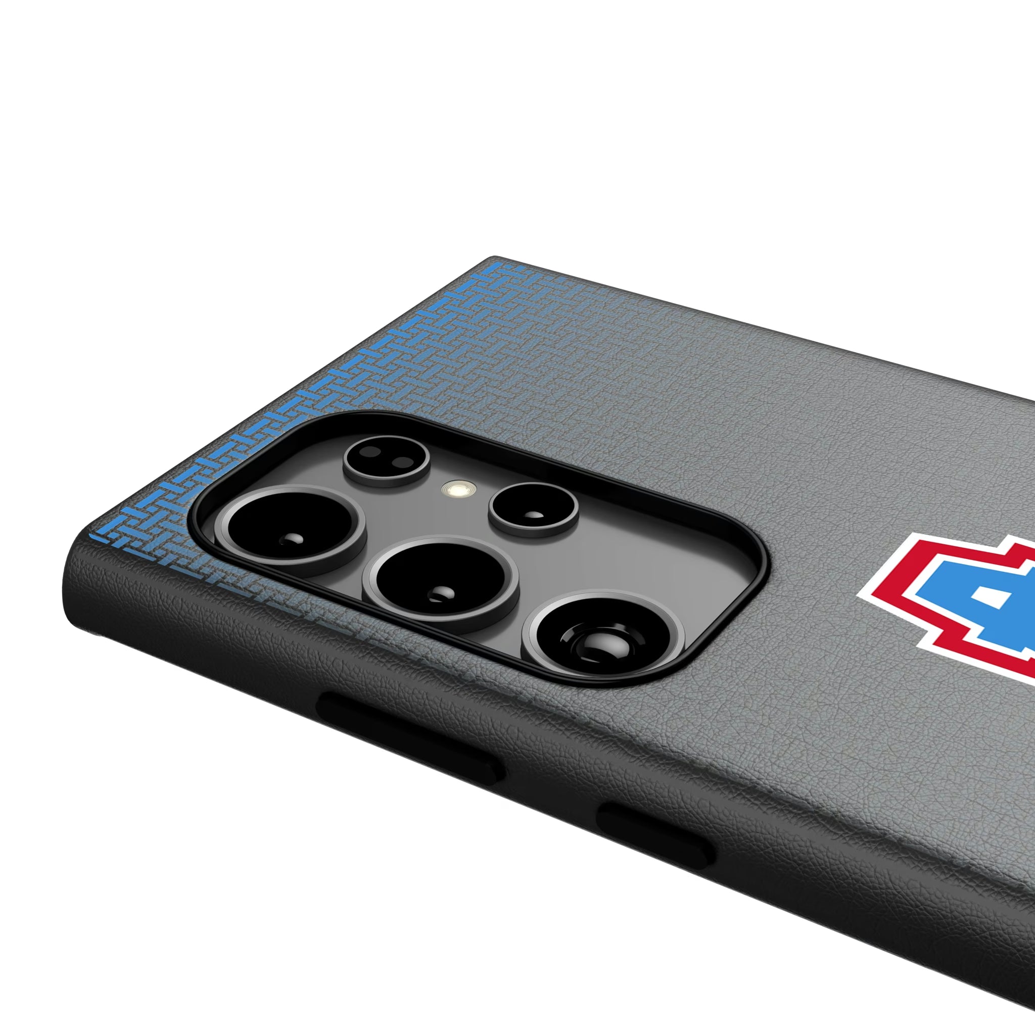 Houston Oilers Historic Collection Linen Galaxy MagSafe Compatible Phone Case for Samsung Galaxy - Detail