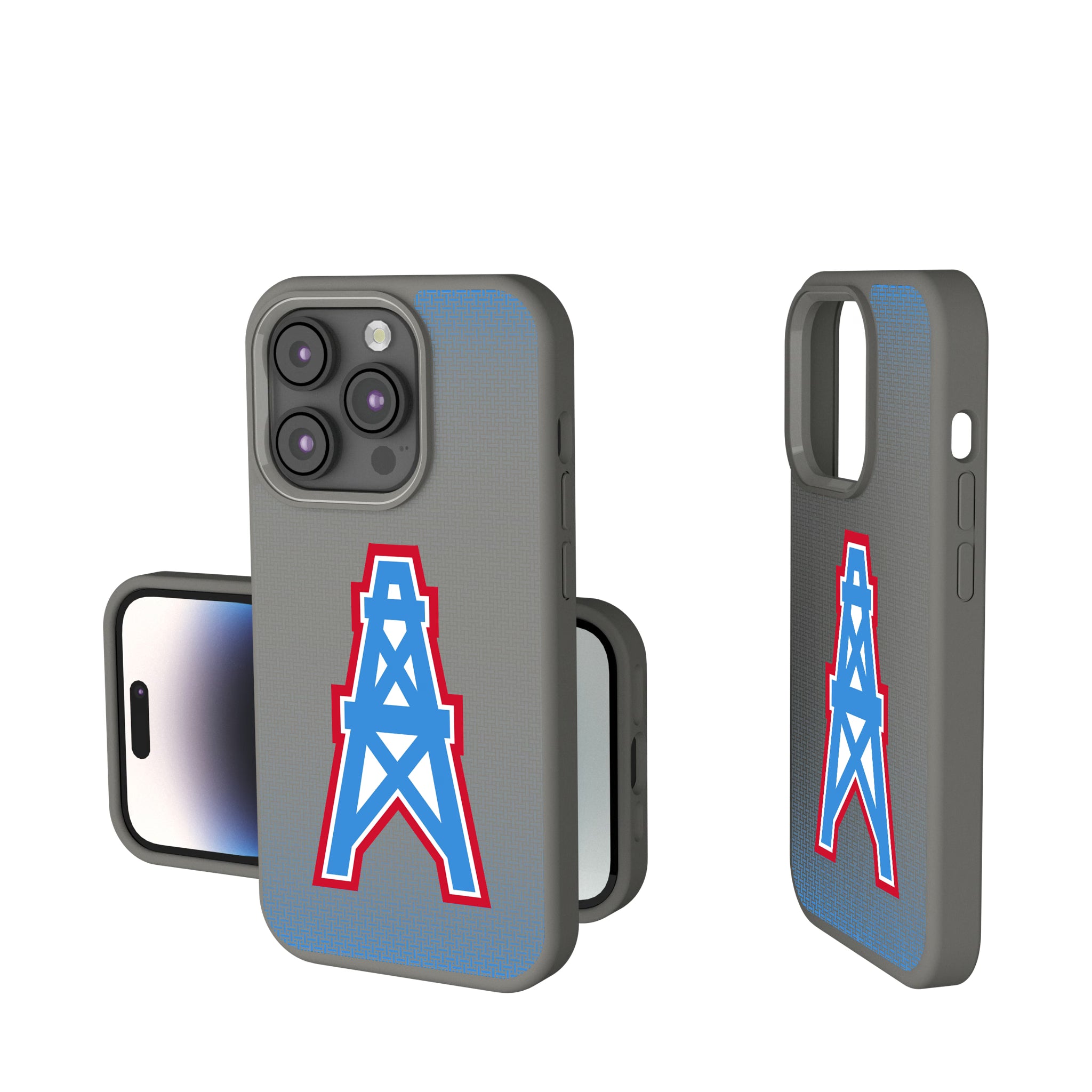 Houston Oilers Historic Collection Linen iPhone Soft Touch Phone Case for Apple iPhone