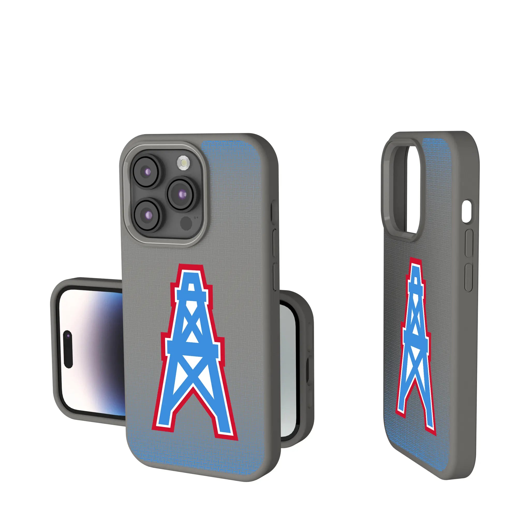 Houston Oilers Historic Collection Linen iPhone Soft Touch Phone Case for Apple iPhone