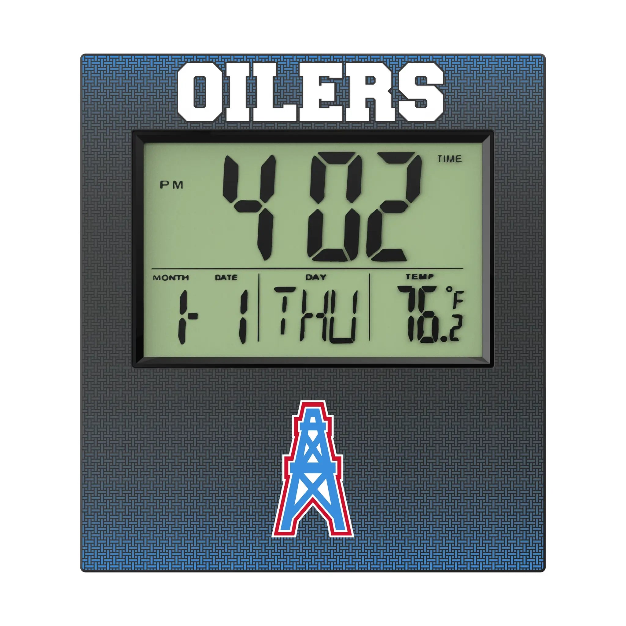 Houston Oilers Historic Collection Linen Wall Clock