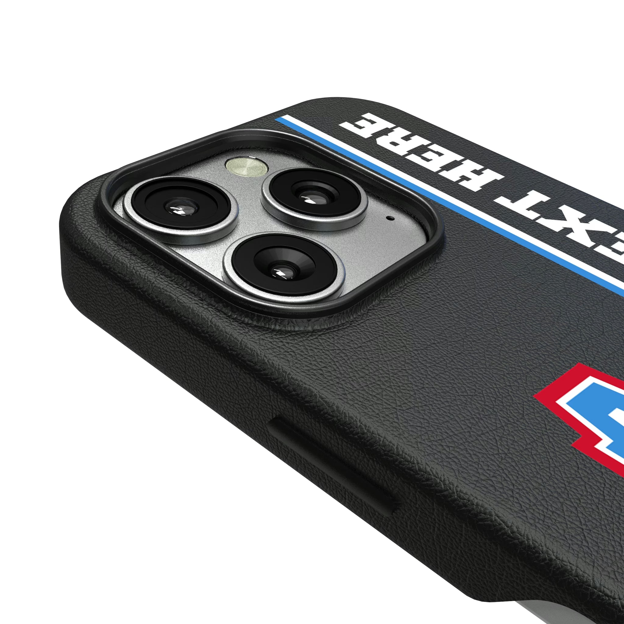 Houston Oilers Historic Collection Personalized Sidebard iPhone MagSafe Compatible Phone Case for Apple iPhone - Detail
