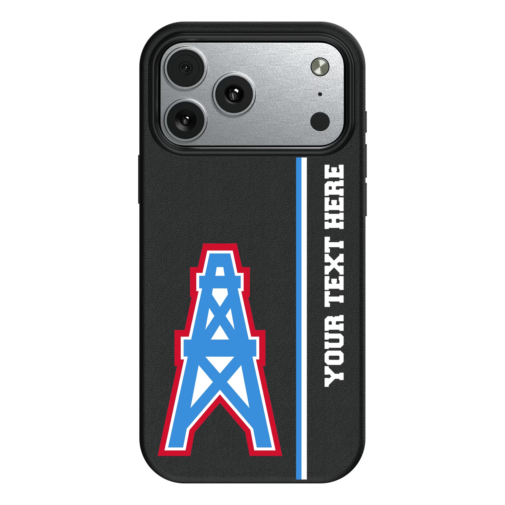 Houston Oilers Historic Collection Personalized Sidebard iPhone MagSafe Compatible Phone Case for Apple iPhone#Device_iPhone 17 Pro Max