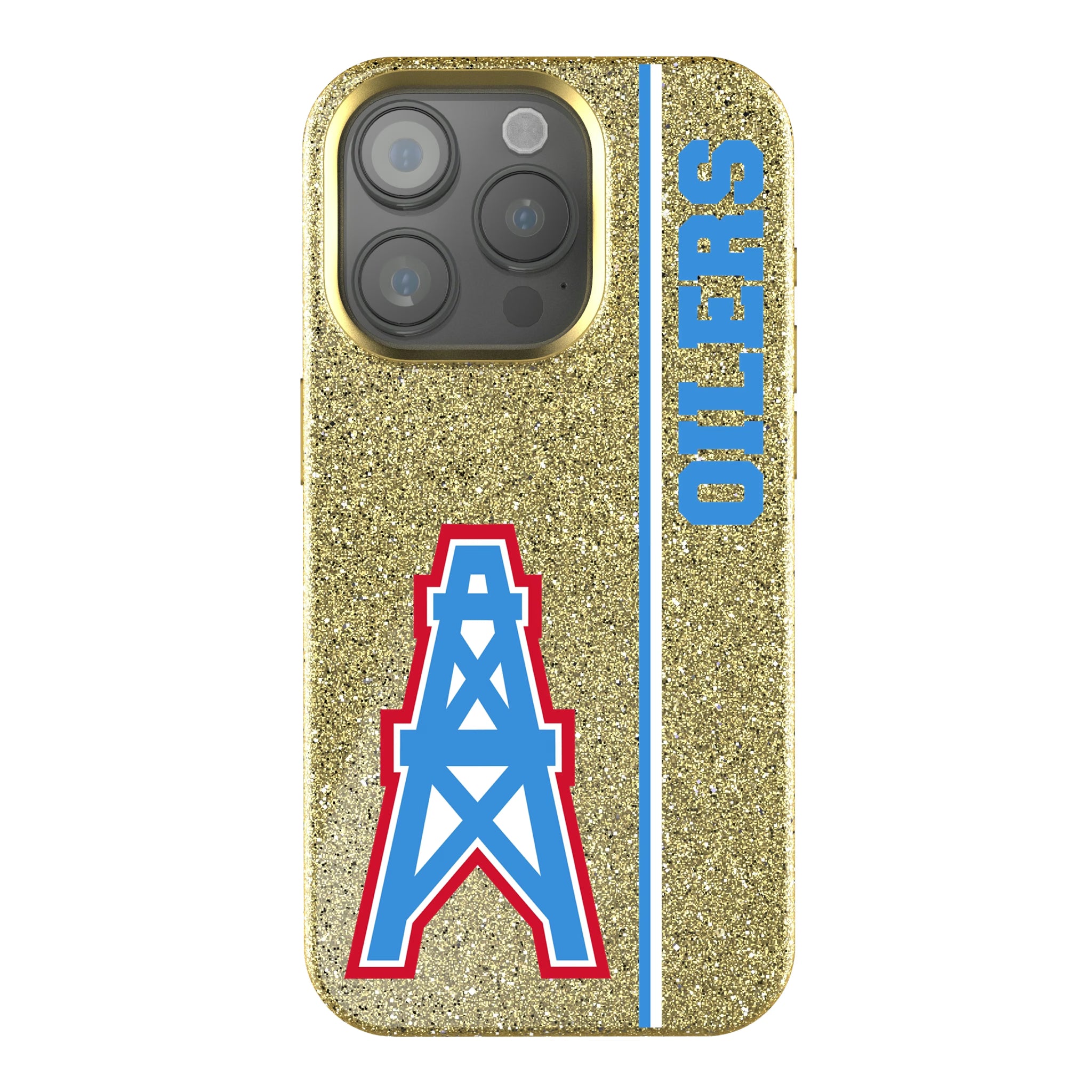 Houston Oilers Historic Collection Sidebar iPhone Bling Phone Case for Apple iPhone