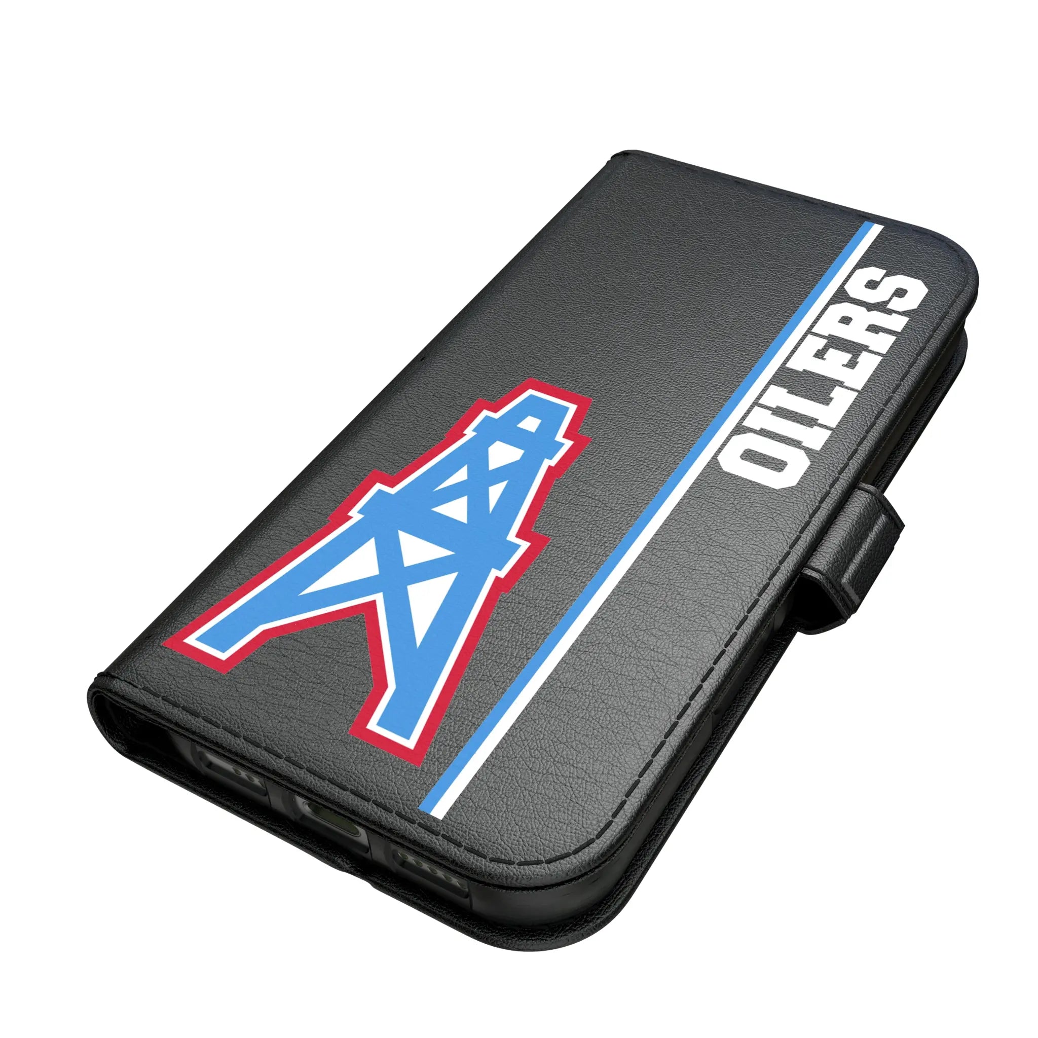Houston Oilers Historic Collection Sidebar iPhone Folio Phone Case for Apple iPhone#Device_iPhone 17 Pro