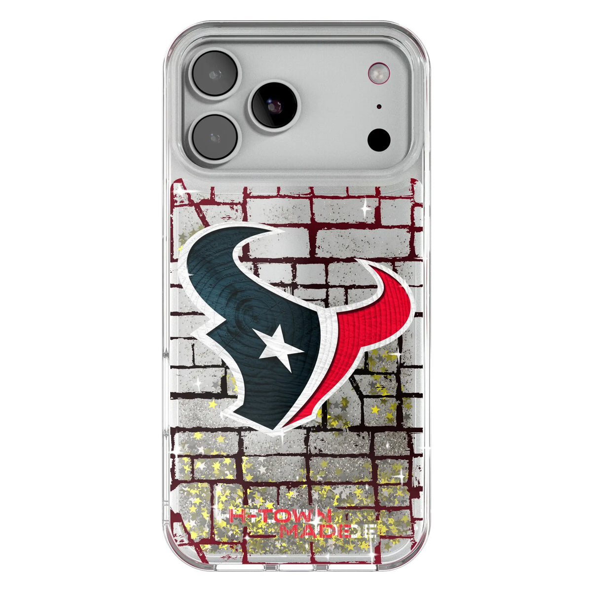 Houston Texans Brick Glitter Phone Case for Apple iPhone