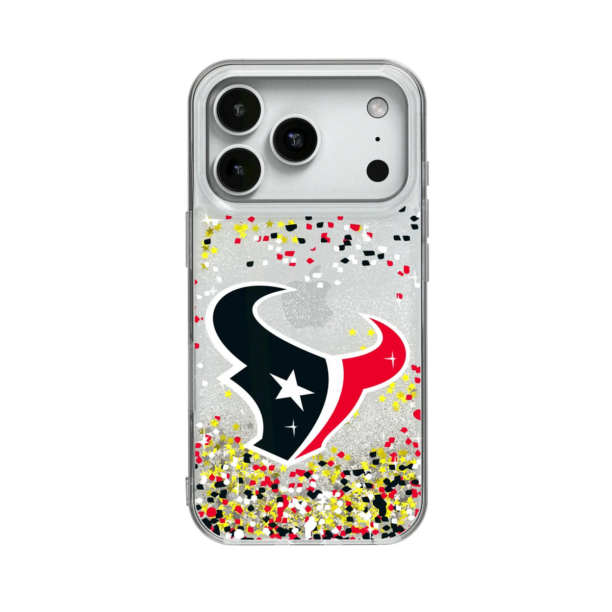 Houston Texans Confetti Glitter Phone Case for Apple iPhone