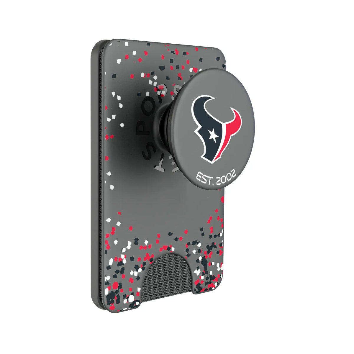 Houston Texans Confetti PopSockets Magnetic Phone Grip and Stand