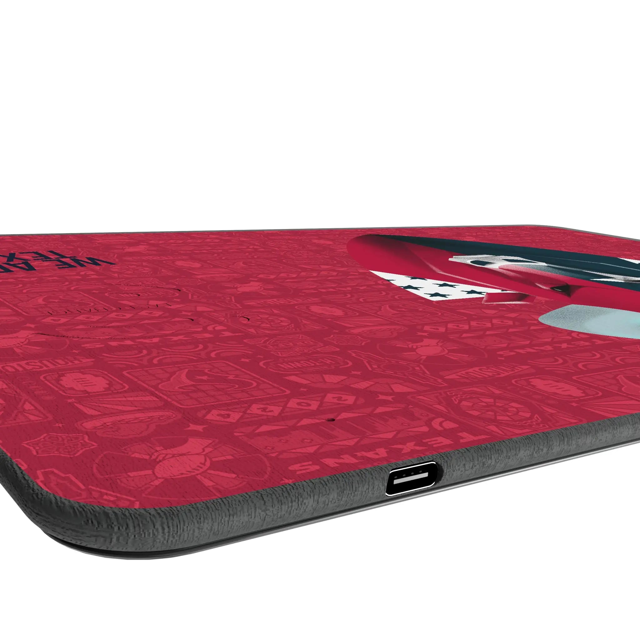 Houston Texans Deco 15-Watt Wireless Charger and Mouse Pad