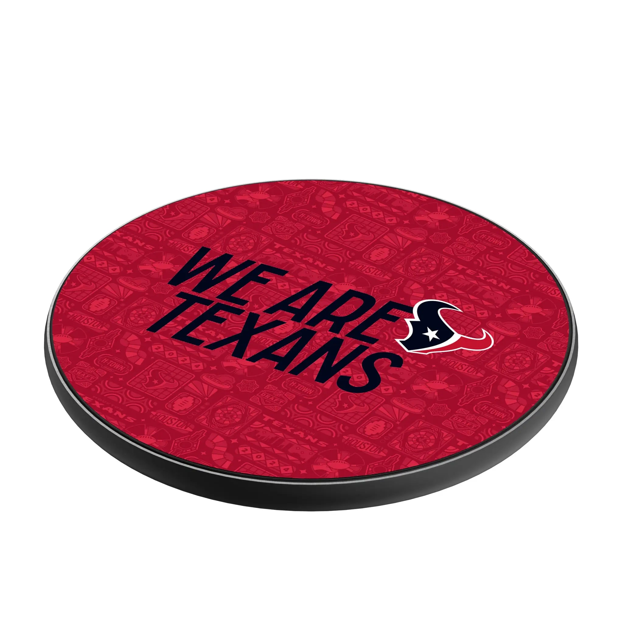 Houston Texans Deco 15-Watt Wireless Charger - Isometric View