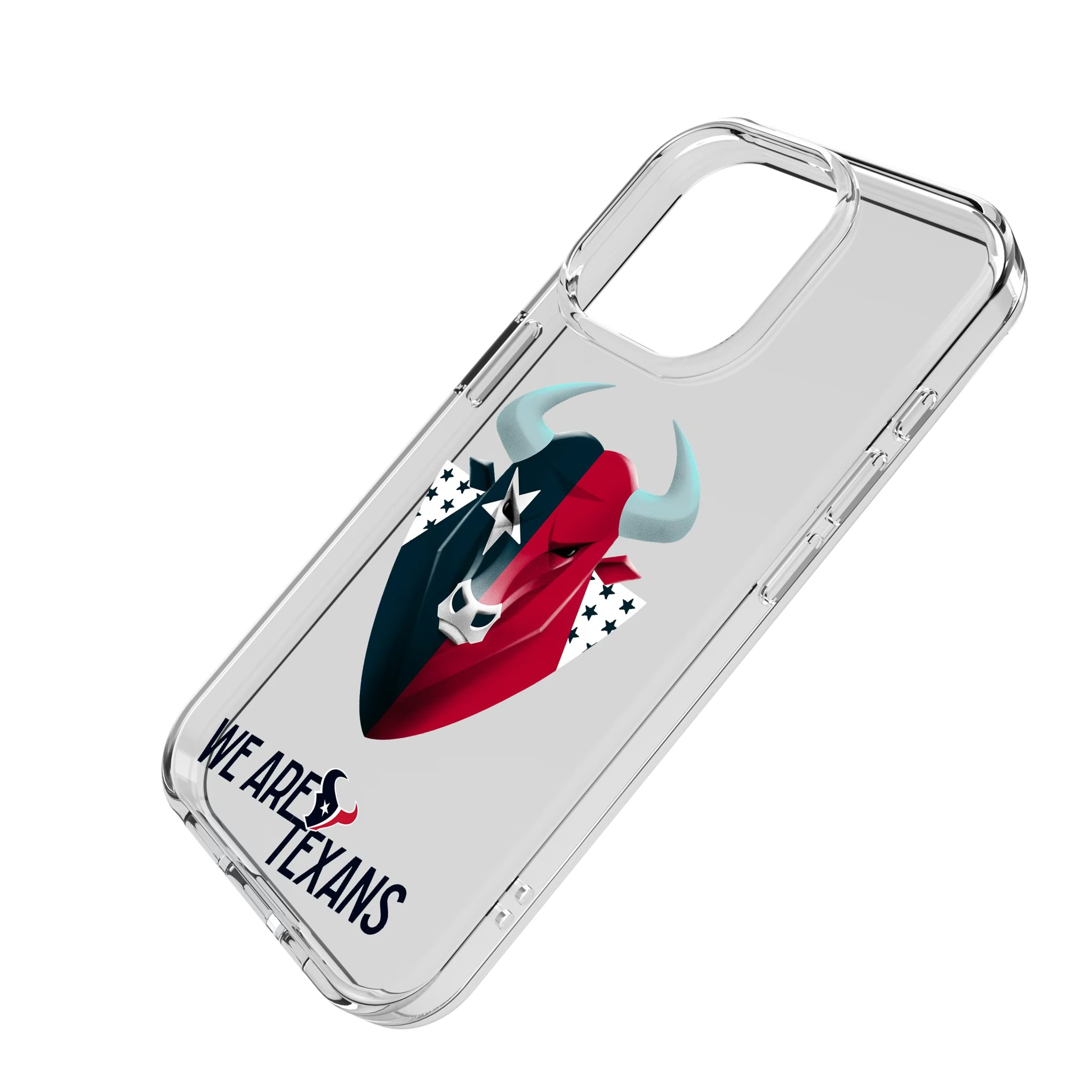 Houston Texans Deco iPhone Clear Phone Case for Apple iPhone - Isometric View