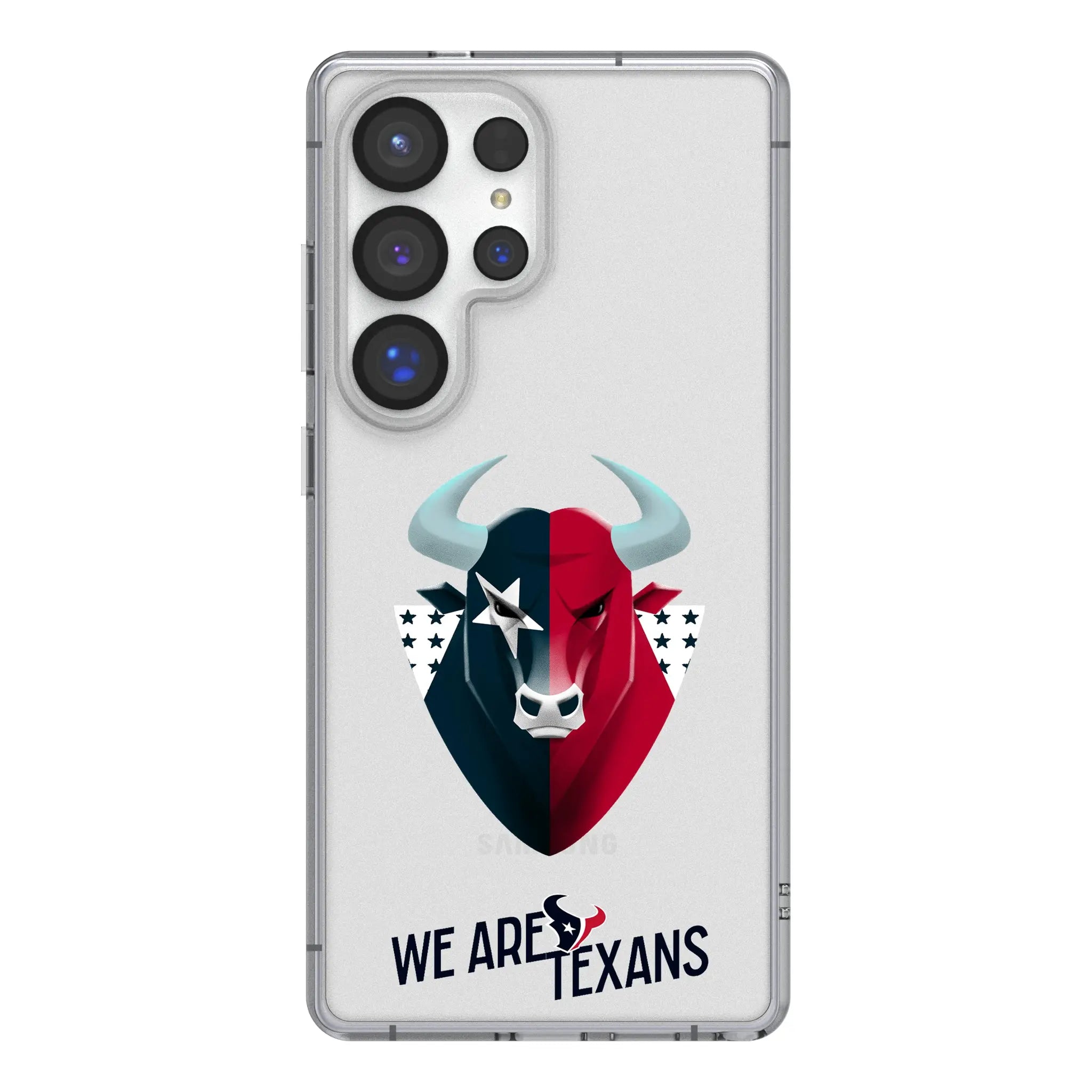Houston Texans Deco Galaxy Clear Phone Case for Samsung Galaxy#Device_Galaxy S25 Ultra
