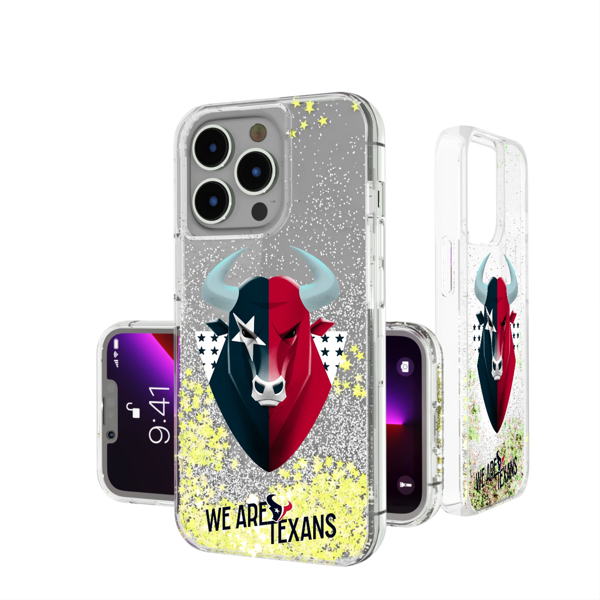 Houston Texans Deco iPhone Glitter Phone Case for Apple iPhone