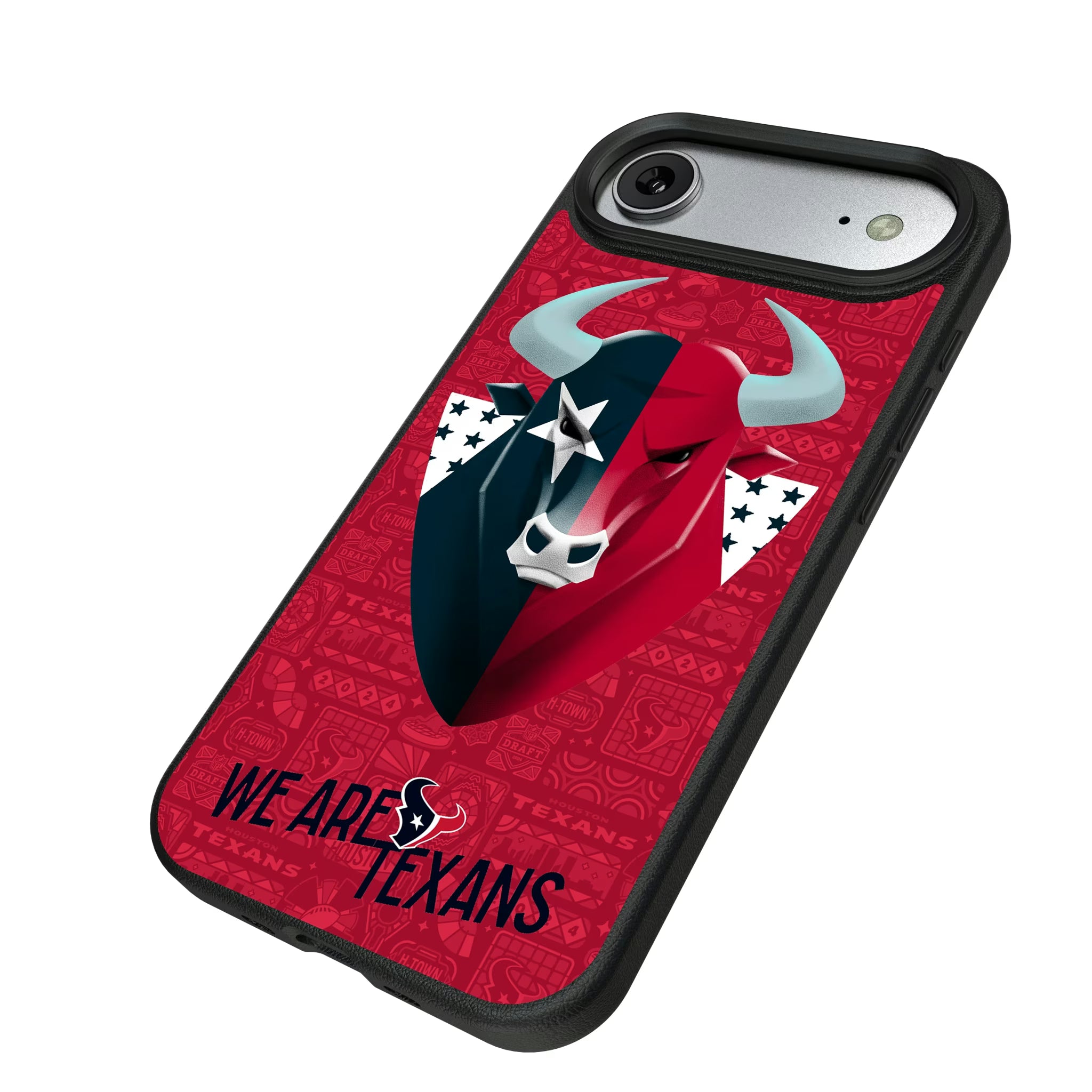 Houston Texans Deco iPhone MagSafe Compatible Phone Case for Apple iPhone - Isometric View#Device_iPhone Air