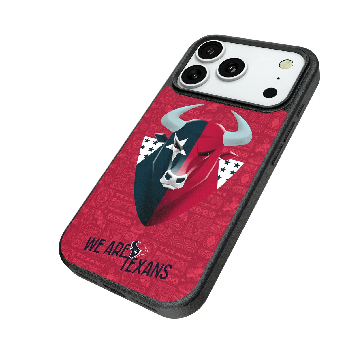Houston Texans Deco iPhone MagSafe Compatible Phone Case for Apple iPhone - Isometric View#Device_iPhone 18 Pro